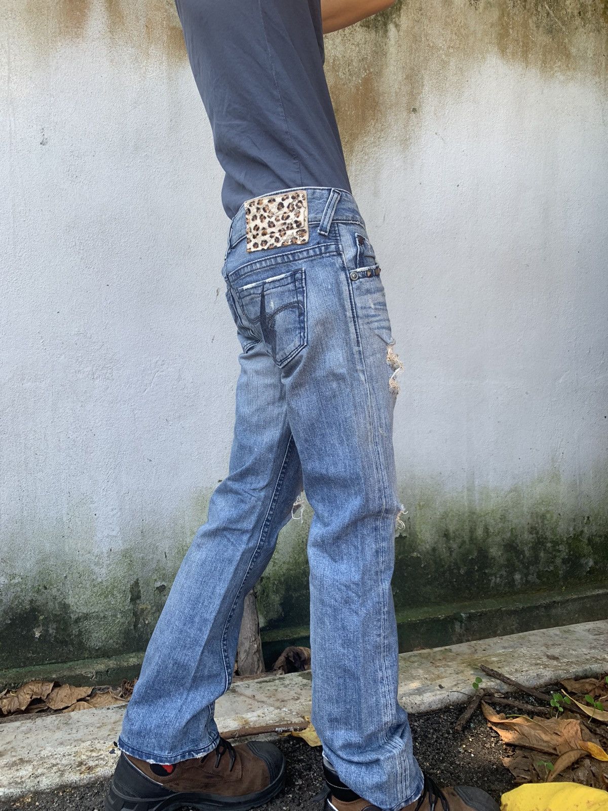 Edwin × Japanese Brand × Vintage 🔥RARE🔥Vintage Vienus By Edwin Flared Distressed Denim Size US 30 / EU 46 - 13 Thumbnail