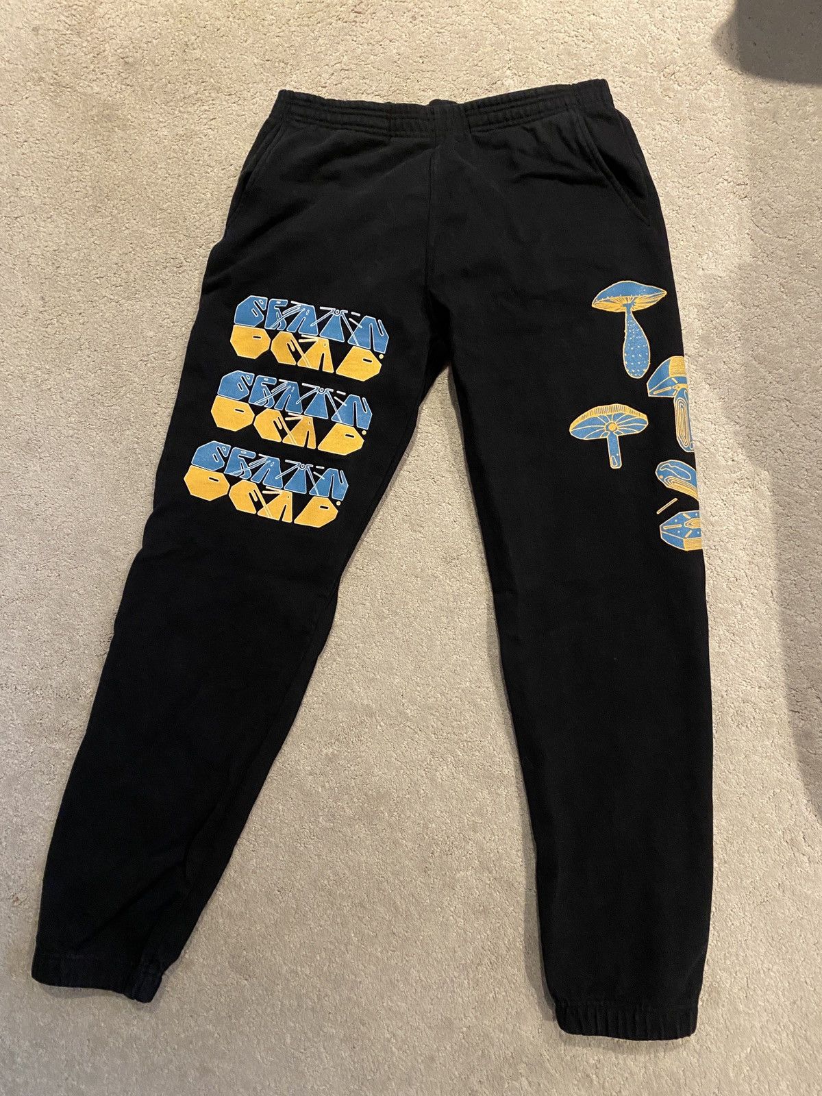 Retailer Brain Dead mushroom black jeans