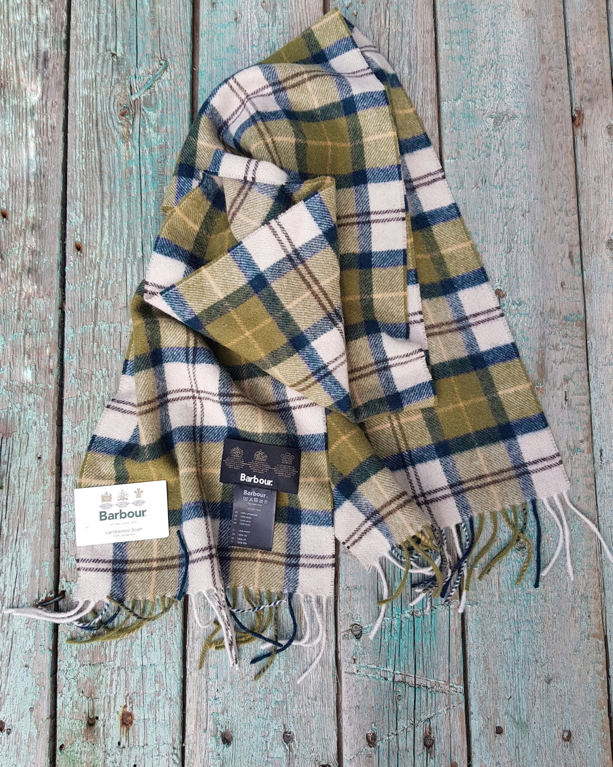 Barbour Barbour Tartan Lambswool Scarf Size ONE SIZE - 3 Thumbnail