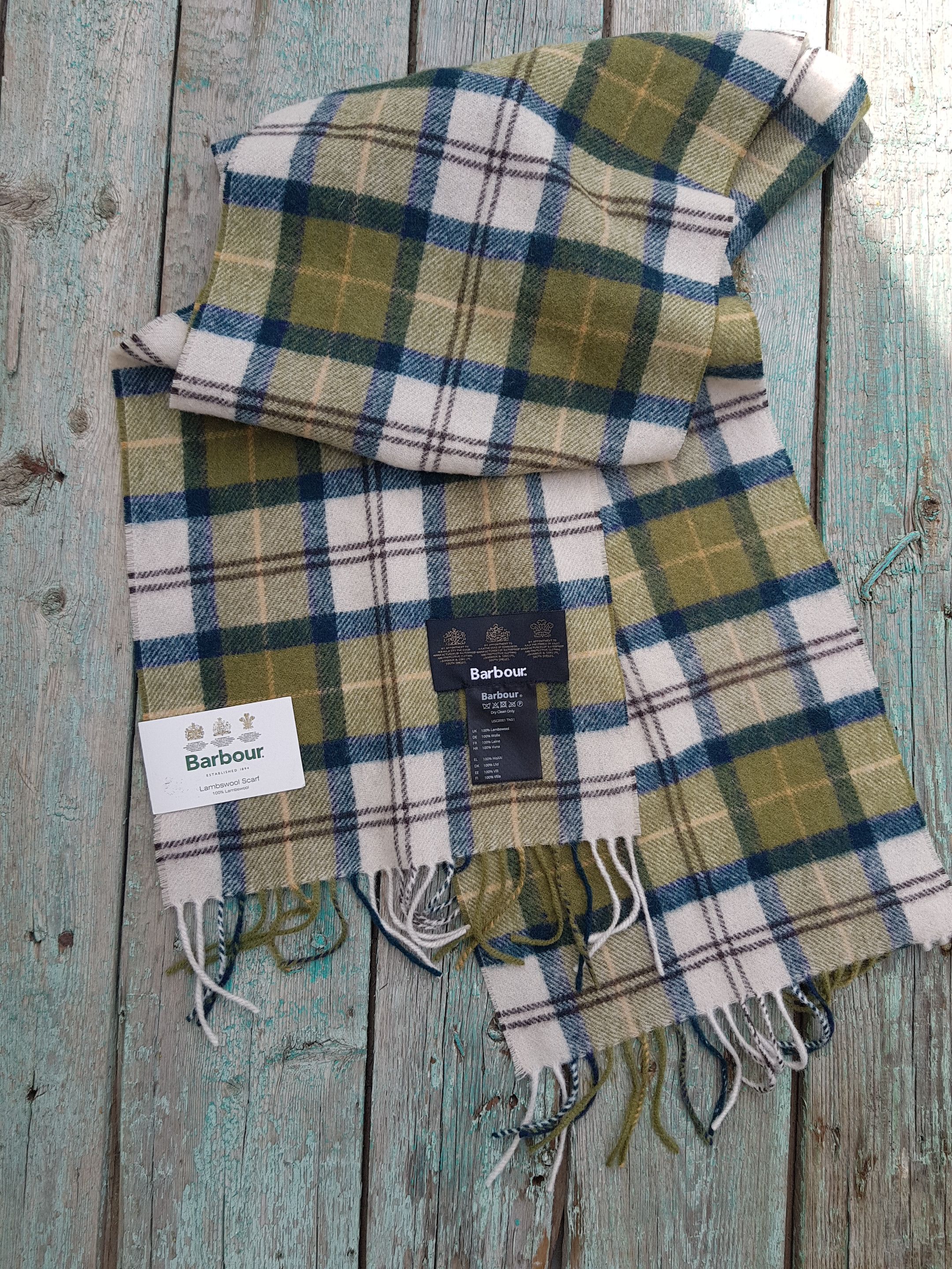 Barbour Barbour Tartan Lambswool Scarf Size ONE SIZE - 1 Thumbnail