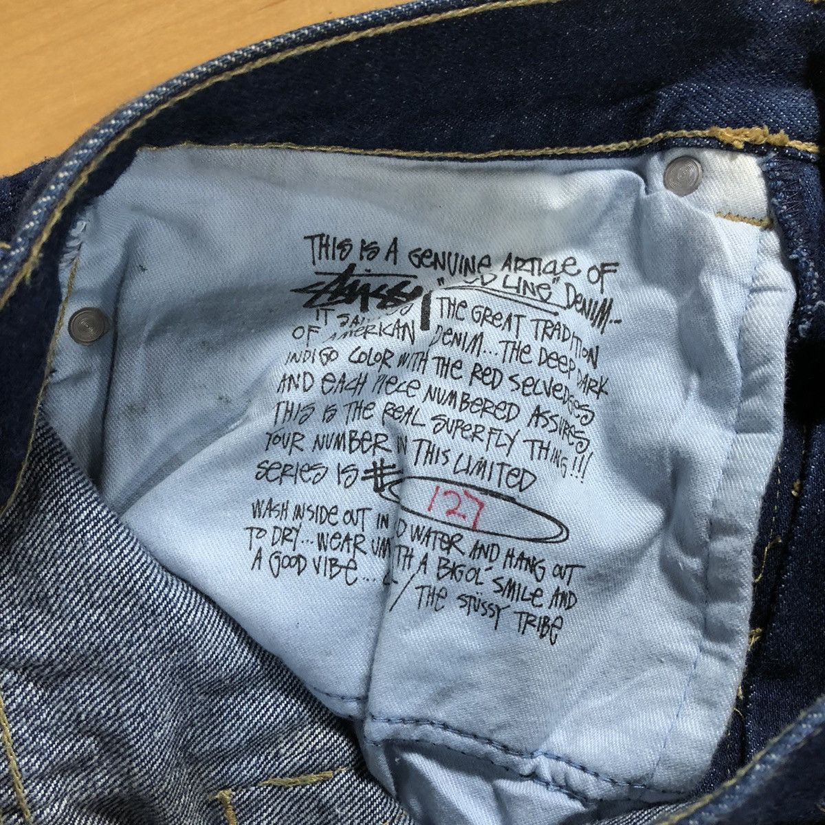 STUSSY - 【美品】stussy RED LINE DENIM ジーンズ 28サイズの