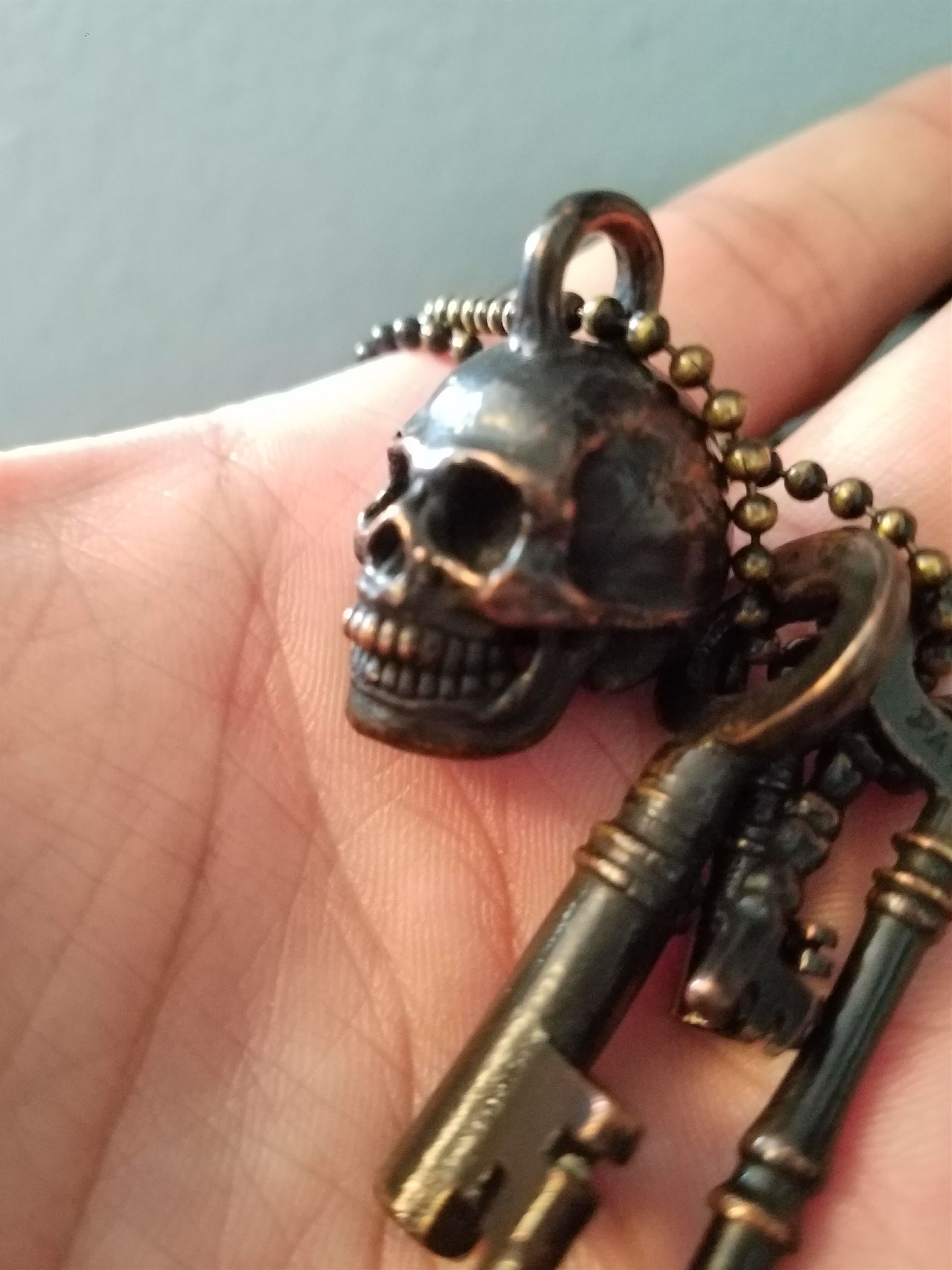 Number (N)ine numbernine skull and key necklace | Grailed Number (N)ine numbernine skull and key necklace | Grailed
