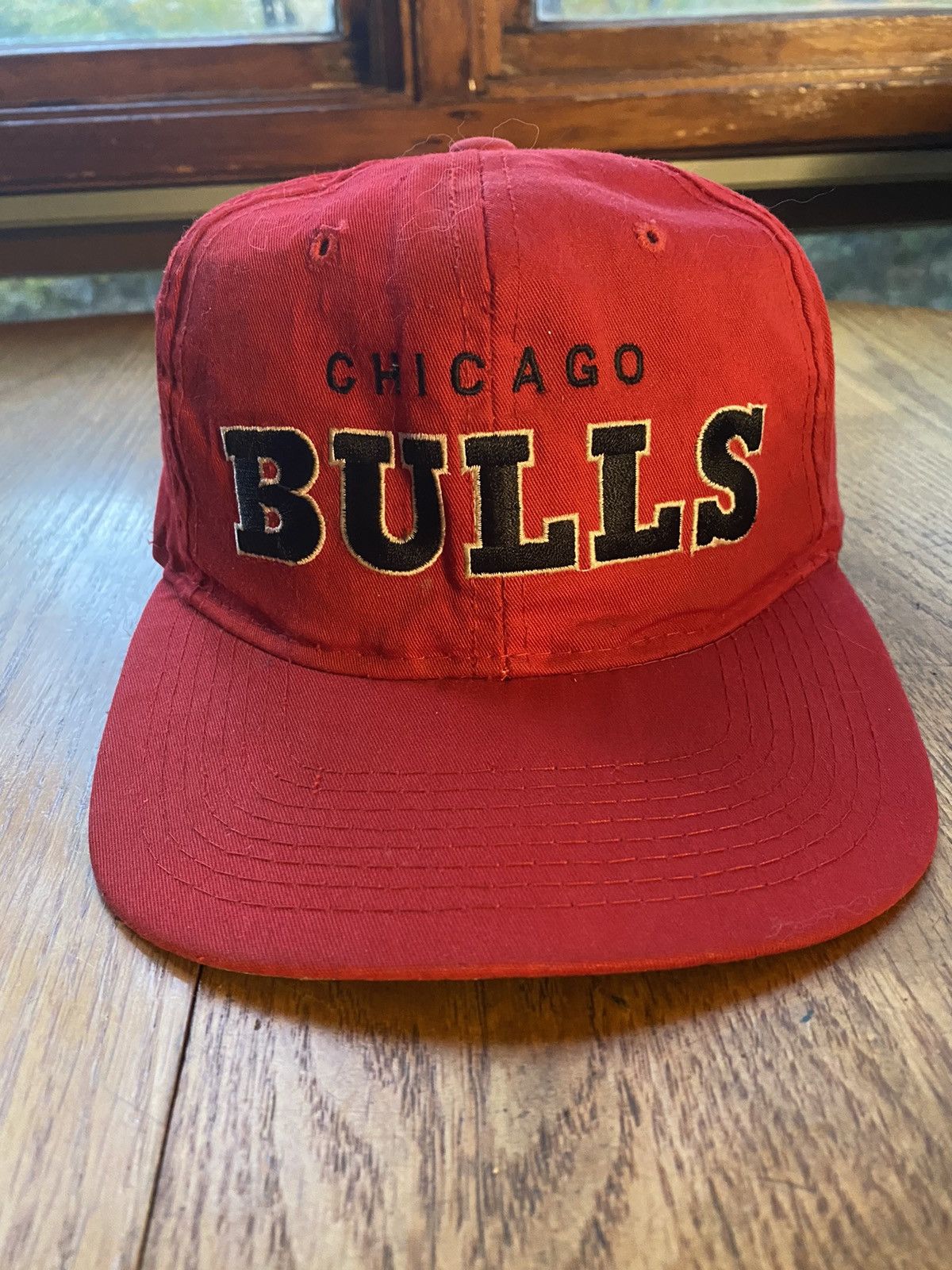 Maillot Vintage Chicago Bulls Années 90 - Starter, Michael Jordan, Taille XL Rouge - Occasion