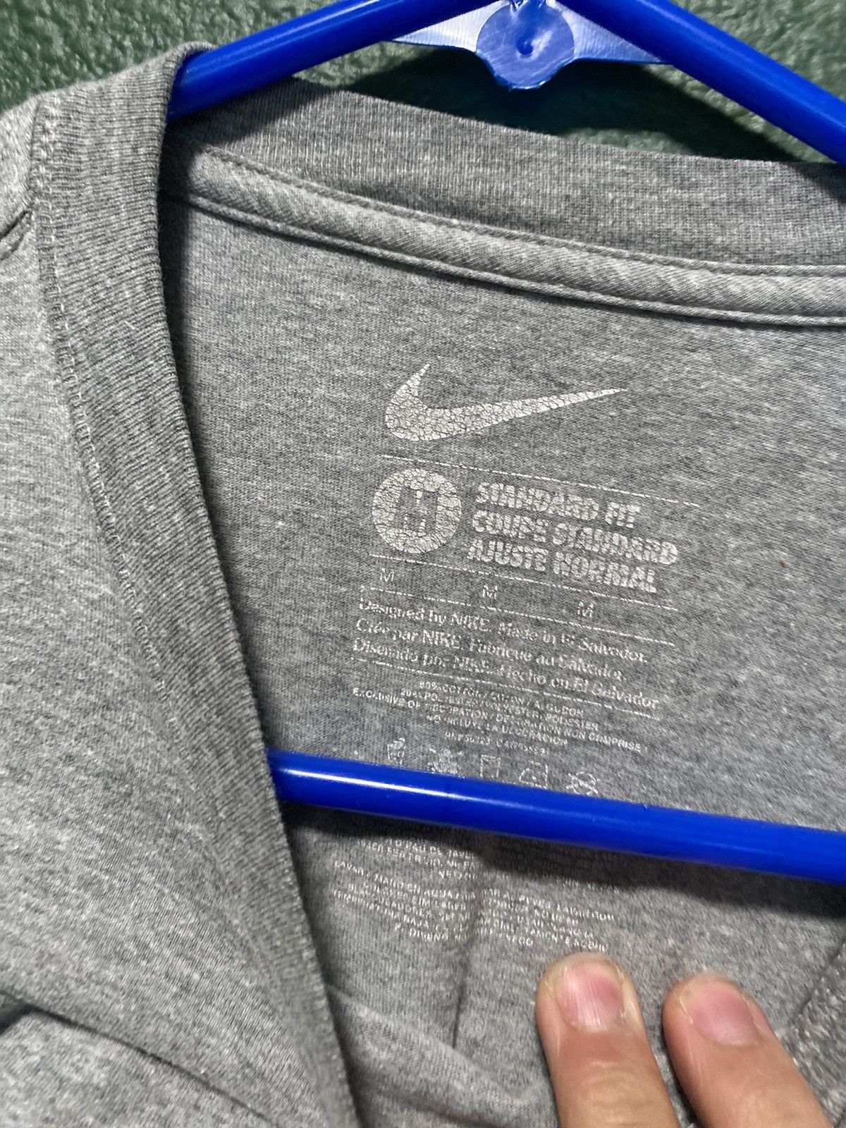 Nike × Vintage Y2k Vintage Nike small swoosh check Size US M / EU 48-50 / 2 - 3 Thumbnail
