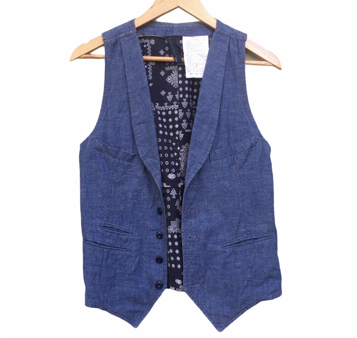 Fadeless Fadeless Bandana Vest Size US XS / EU 42 / 0 - 1 Thumbnail