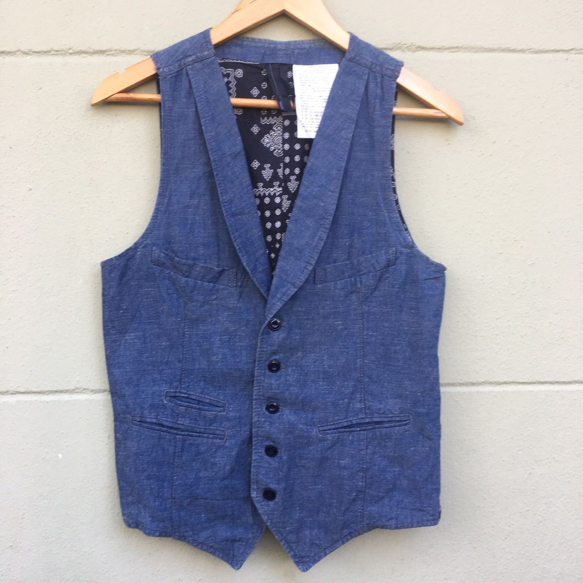 Fadeless Fadeless Bandana Vest Size US XS / EU 42 / 0 - 3 Thumbnail