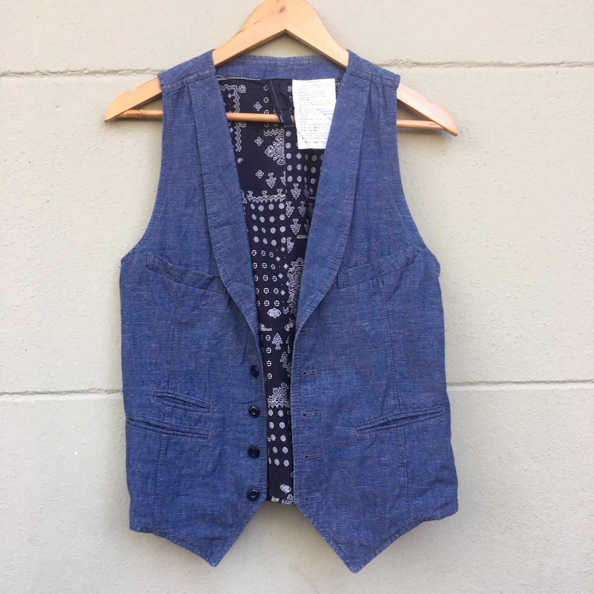 Fadeless Fadeless Bandana Vest Size US XS / EU 42 / 0 - 2 Thumbnail