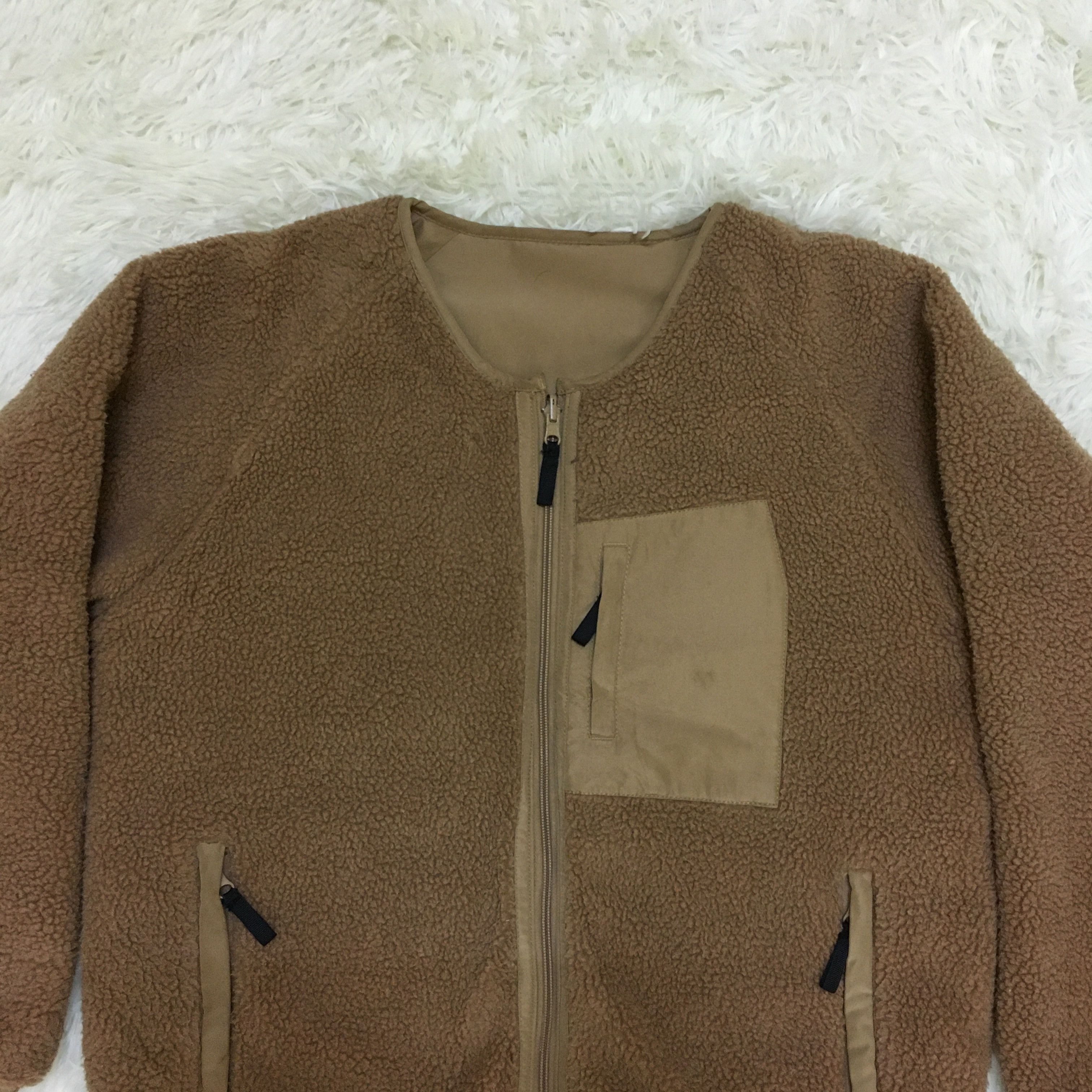 Japanese Brand Union Made Irish Reversible Fleece Size US M / EU 48-50 / 2 - 5 Thumbnail