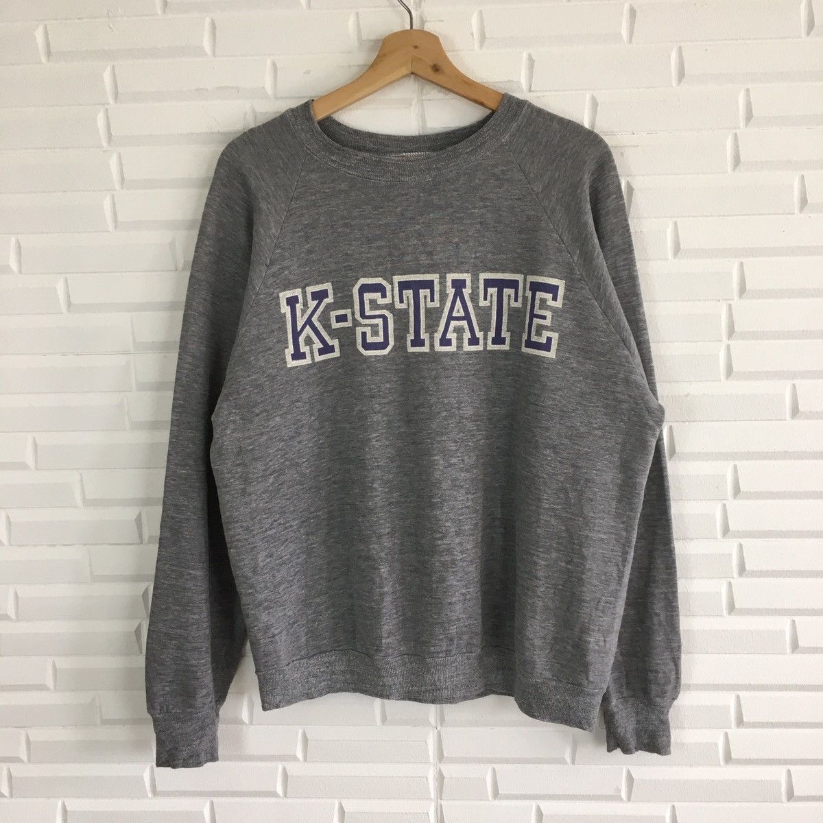 Jerzees × Vintage Vintage K-State Crewneck Size US L / EU 52-54 / 3 - 1 Thumbnail