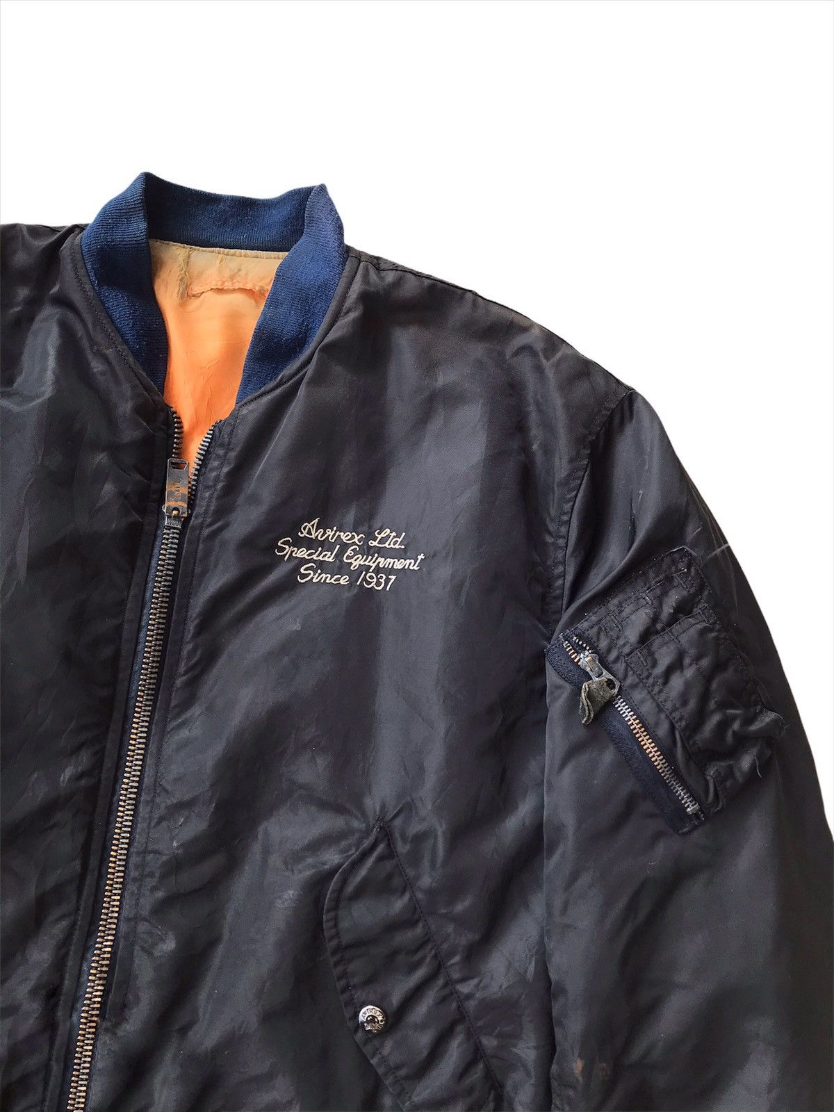 Avirex 💥Vtg Ma-1 Avirex Ltd New York Bomber Jacket Size US L / EU 52-54 / 3 - 17 Thumbnail