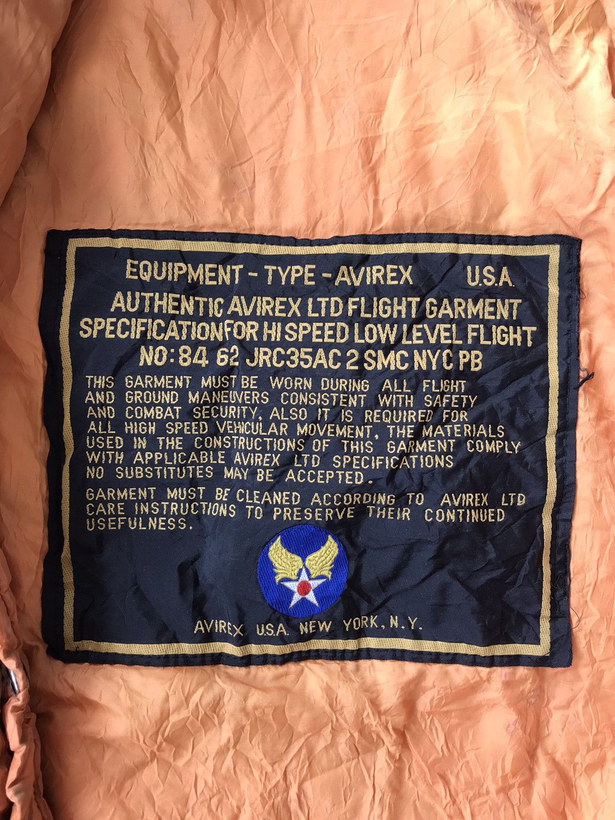 Avirex 💥Vtg Ma-1 Avirex Ltd New York Bomber Jacket Size US L / EU 52-54 / 3 - 14 Thumbnail