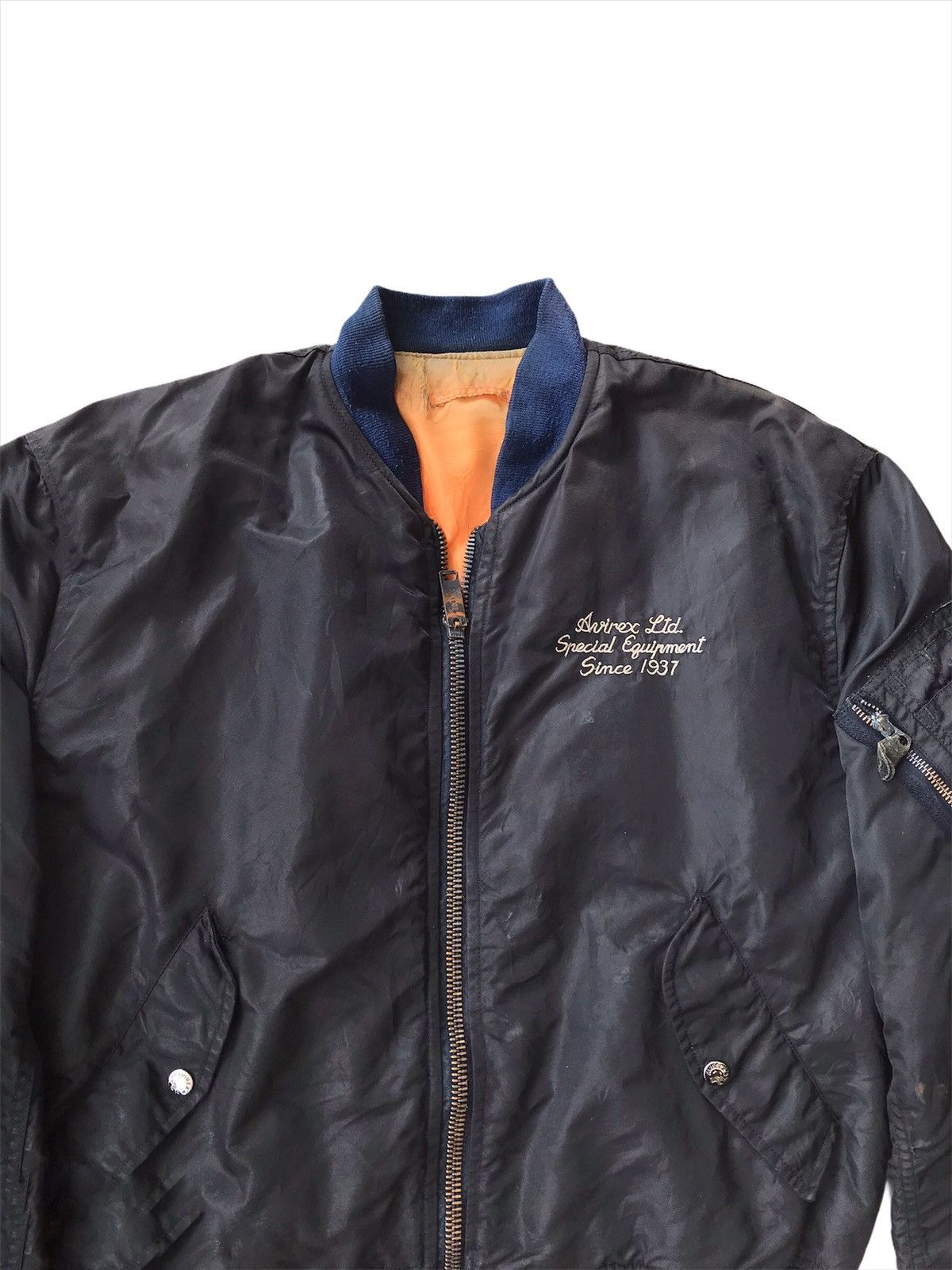 Avirex 💥Vtg Ma-1 Avirex Ltd New York Bomber Jacket Size US L / EU 52-54 / 3 - 16 Thumbnail