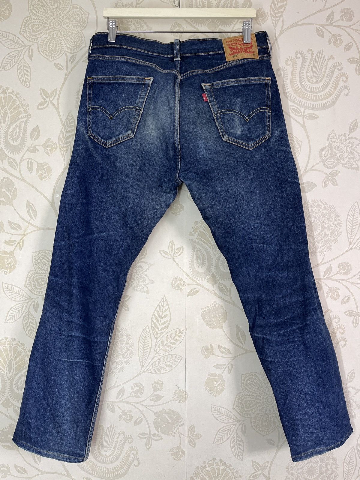Levi's × Levi's Vintage Clothing Levis 505 R Tag Distressed Denim Jeans Straight Cut Size US 34 / EU 50 - 2 Thumbnail