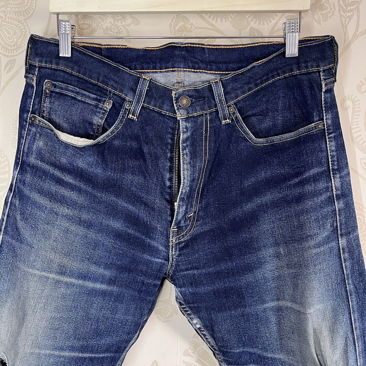 Levi's × Levi's Vintage Clothing Levis 505 R Tag Distressed Denim Jeans Straight Cut Size US 34 / EU 50 - 5 Thumbnail