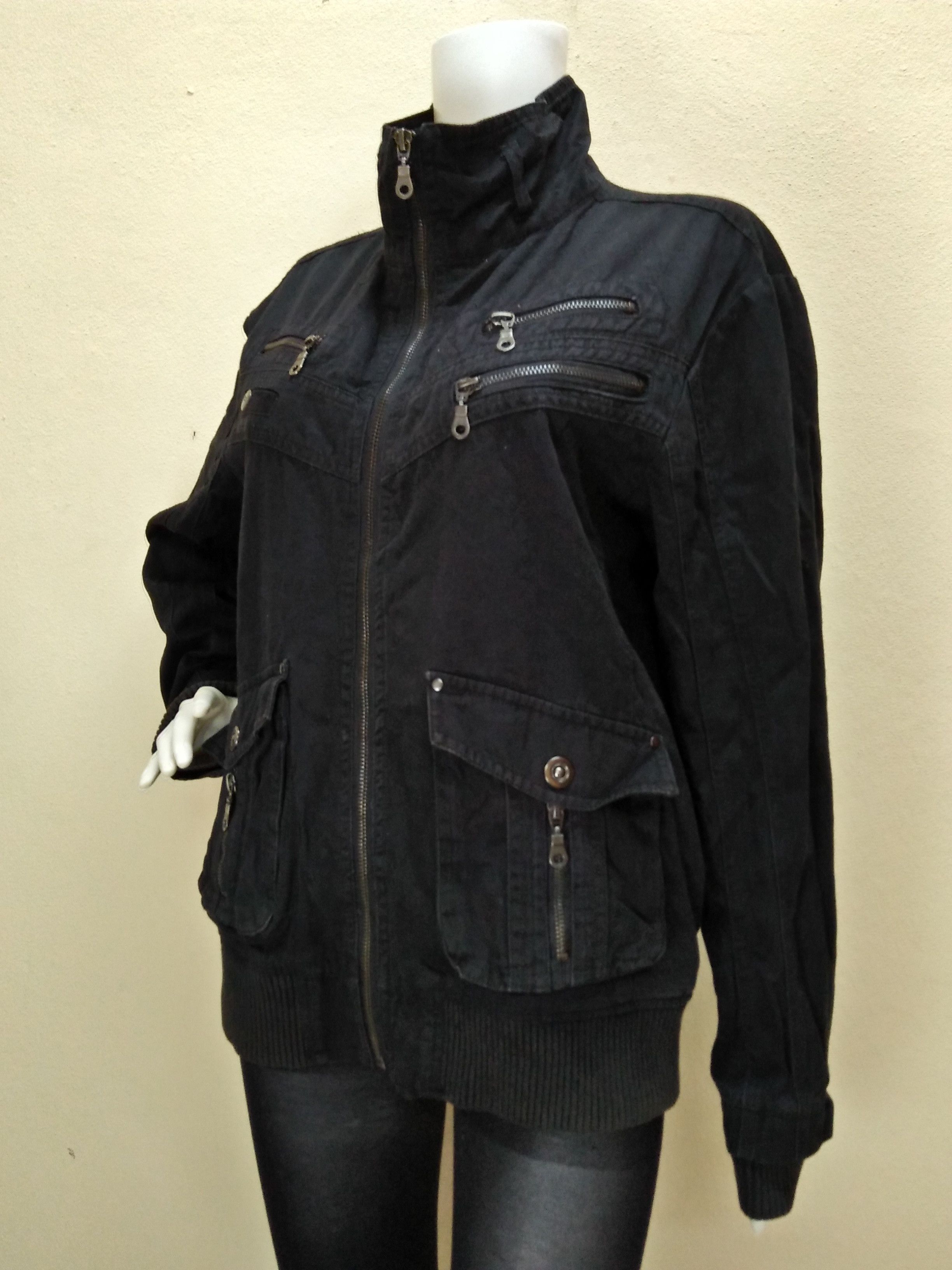 20471120 × Japanese Brand GRANGESTA STANDARD Black Tactical Multipockets Army Jacket Size US L / EU 52-54 / 3 - 3 Thumbnail