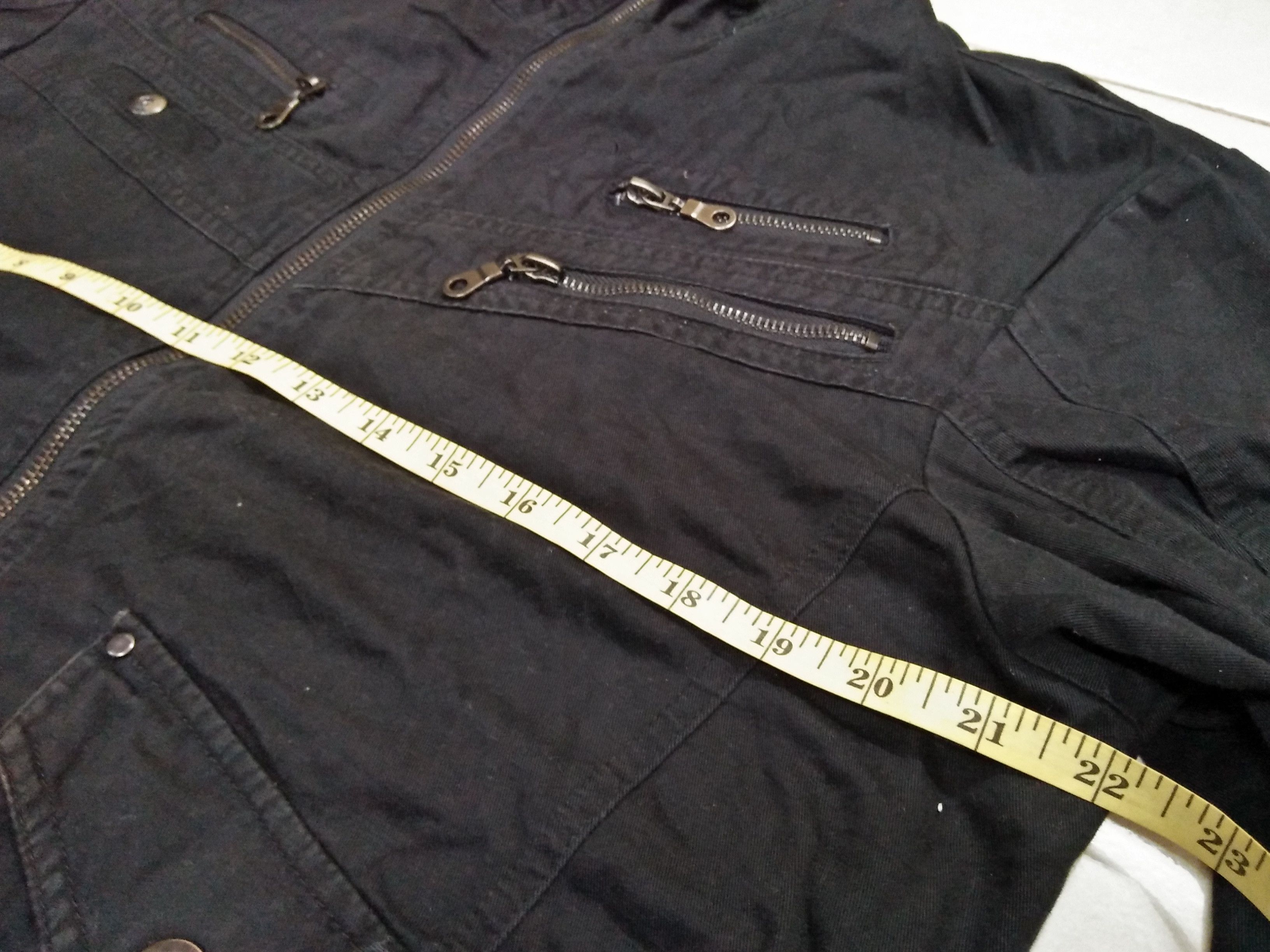 20471120 × Japanese Brand GRANGESTA STANDARD Black Tactical Multipockets Army Jacket Size US L / EU 52-54 / 3 - 8 Thumbnail