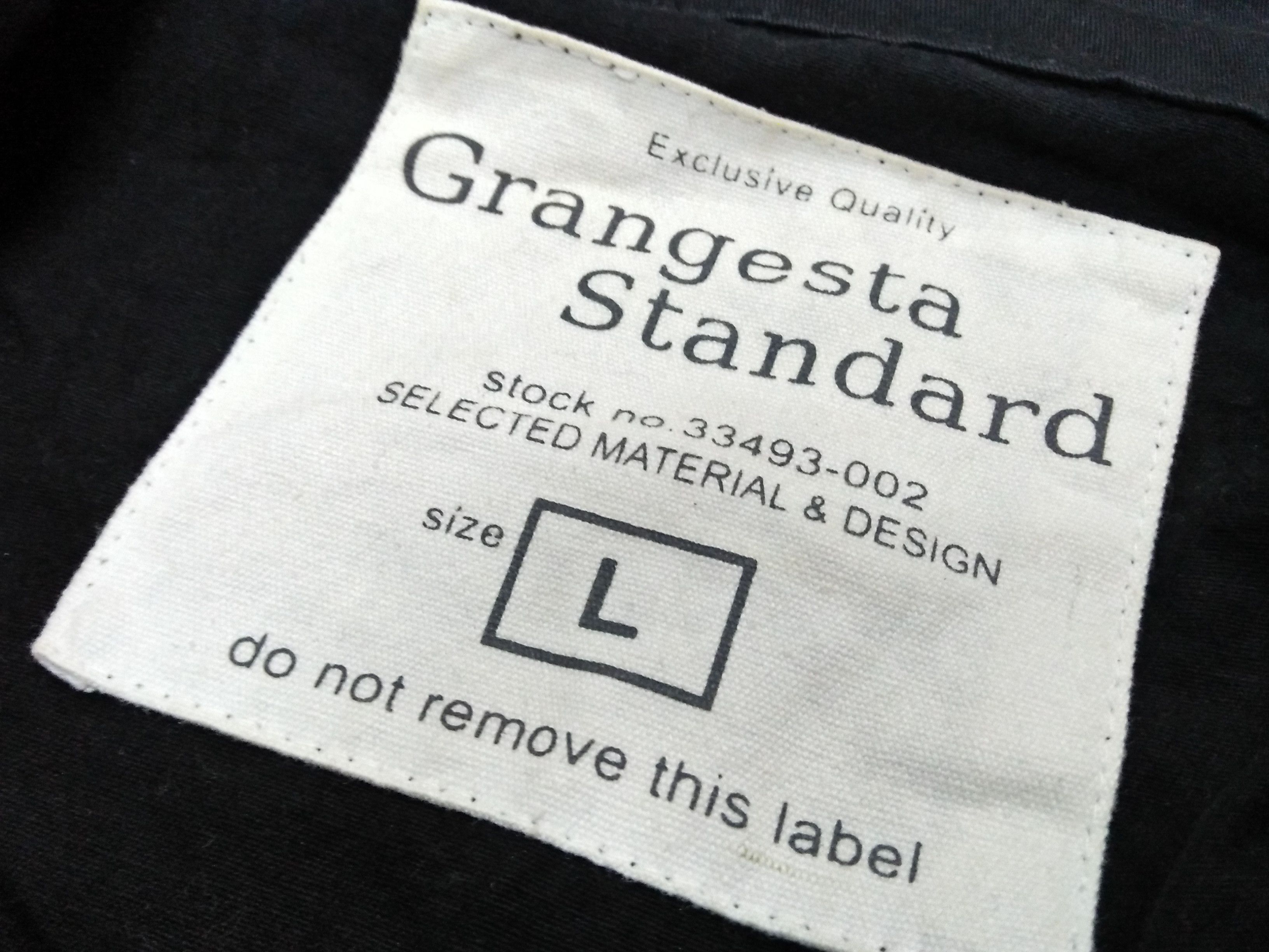20471120 × Japanese Brand GRANGESTA STANDARD Black Tactical Multipockets Army Jacket Size US L / EU 52-54 / 3 - 6 Thumbnail