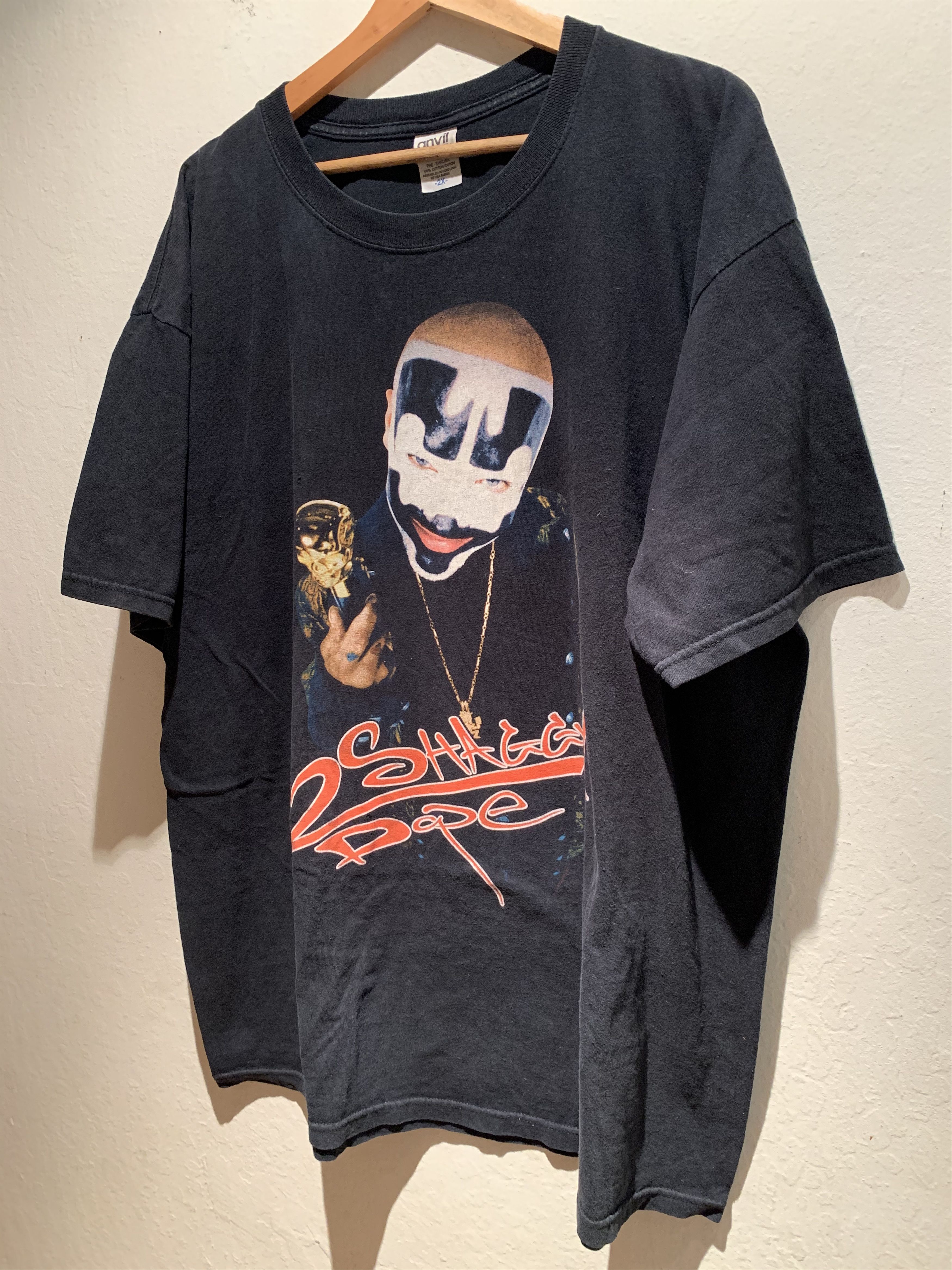 Band Tees × Vintage *RARE* Vintage Shaggy 2 Dope ICP Insane Clown Posse Shirt Size US XXL / EU 58 / 5 - 1 Thumbnail