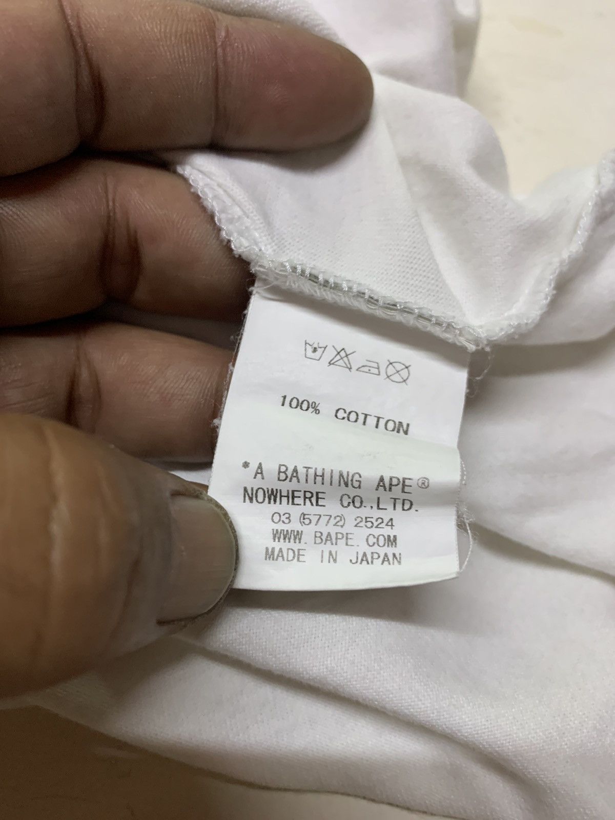 Bape NYC Logo Tee Size US S / EU 44-46 / 1 - 8 Thumbnail