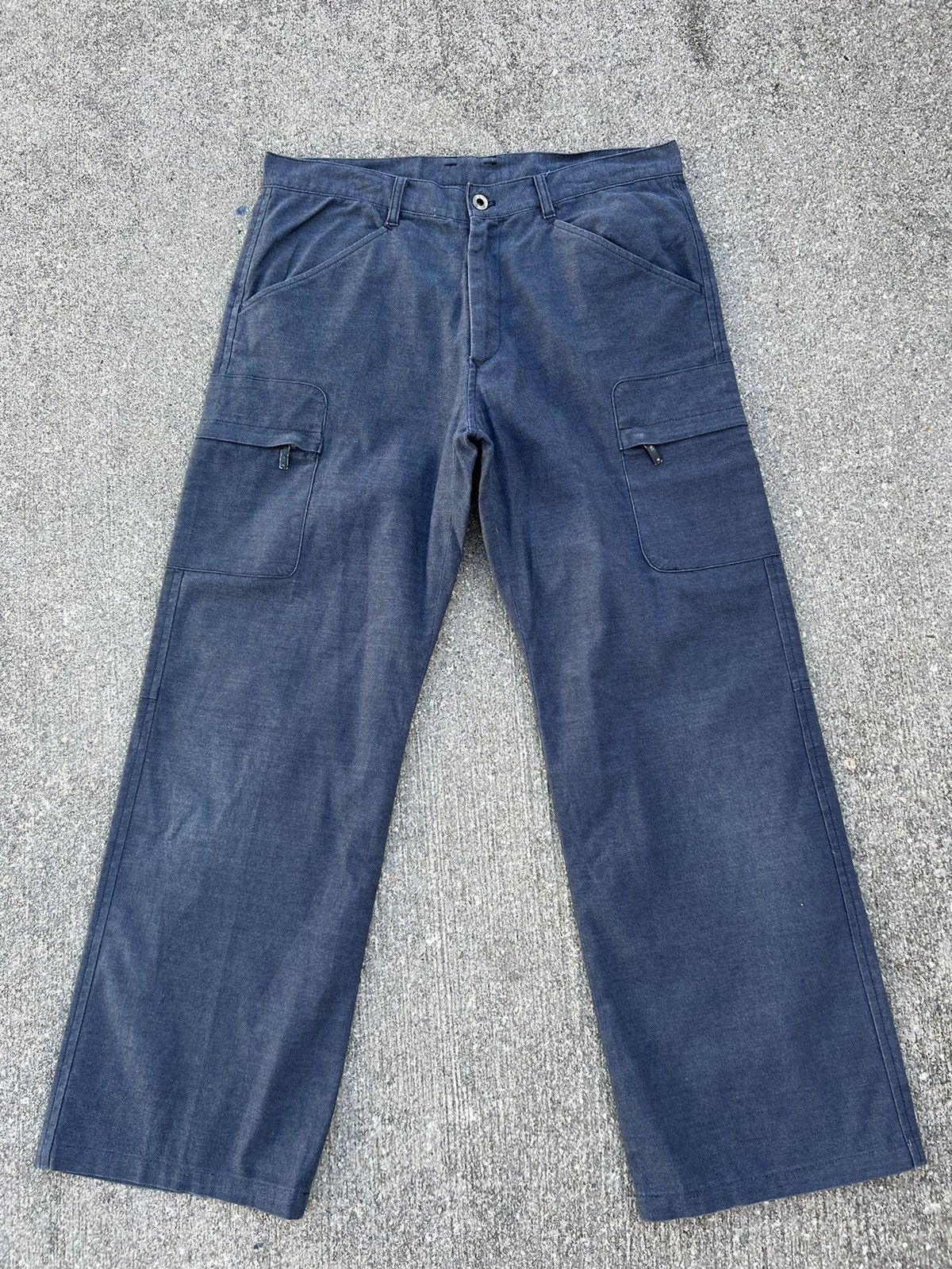 Tete Homme Vintage Tete Homme Japan Stretchable Cargo Trouser Pant Size US 32 / EU 48 - 1 Thumbnail