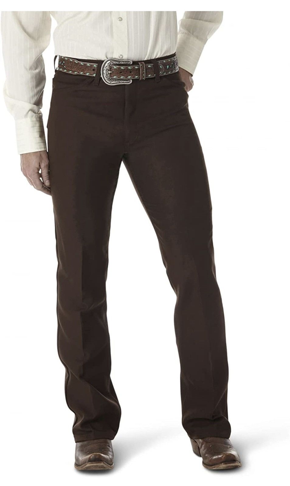 Wrangler Wrangler Brown Flared Pants Size US 31 - 4 Thumbnail