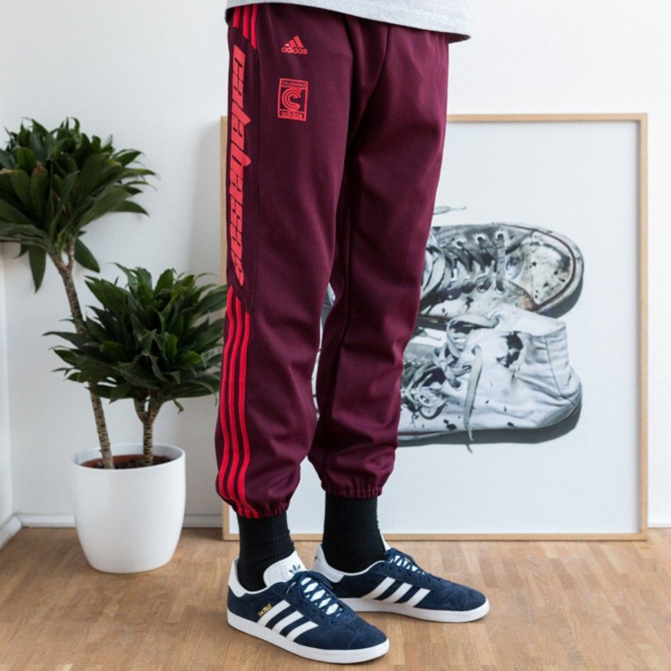 Yeezy calabasas best sale track pants red