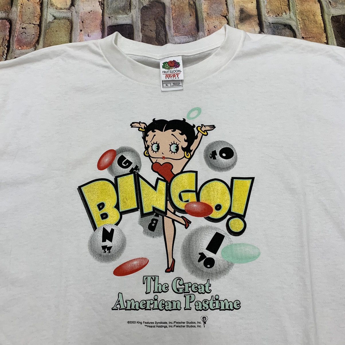 Fruit Of The Loom × Vintage Vintage Betty Boop tee Size US XL / EU 56 / 4 - 3 Thumbnail