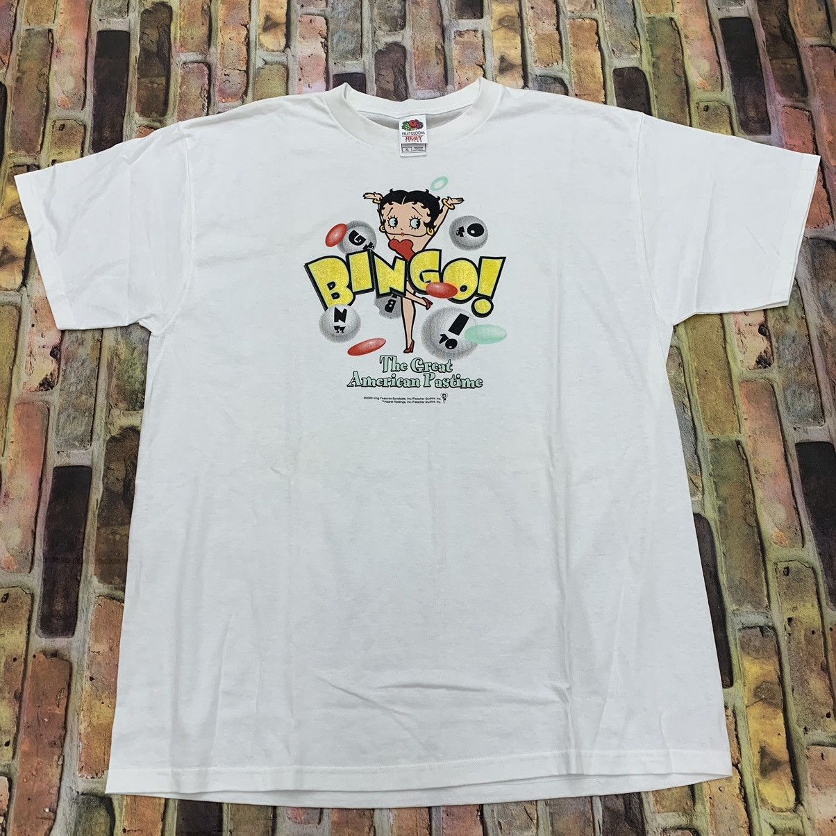 Fruit Of The Loom × Vintage Vintage Betty Boop tee Size US XL / EU 56 / 4 - 1 Thumbnail