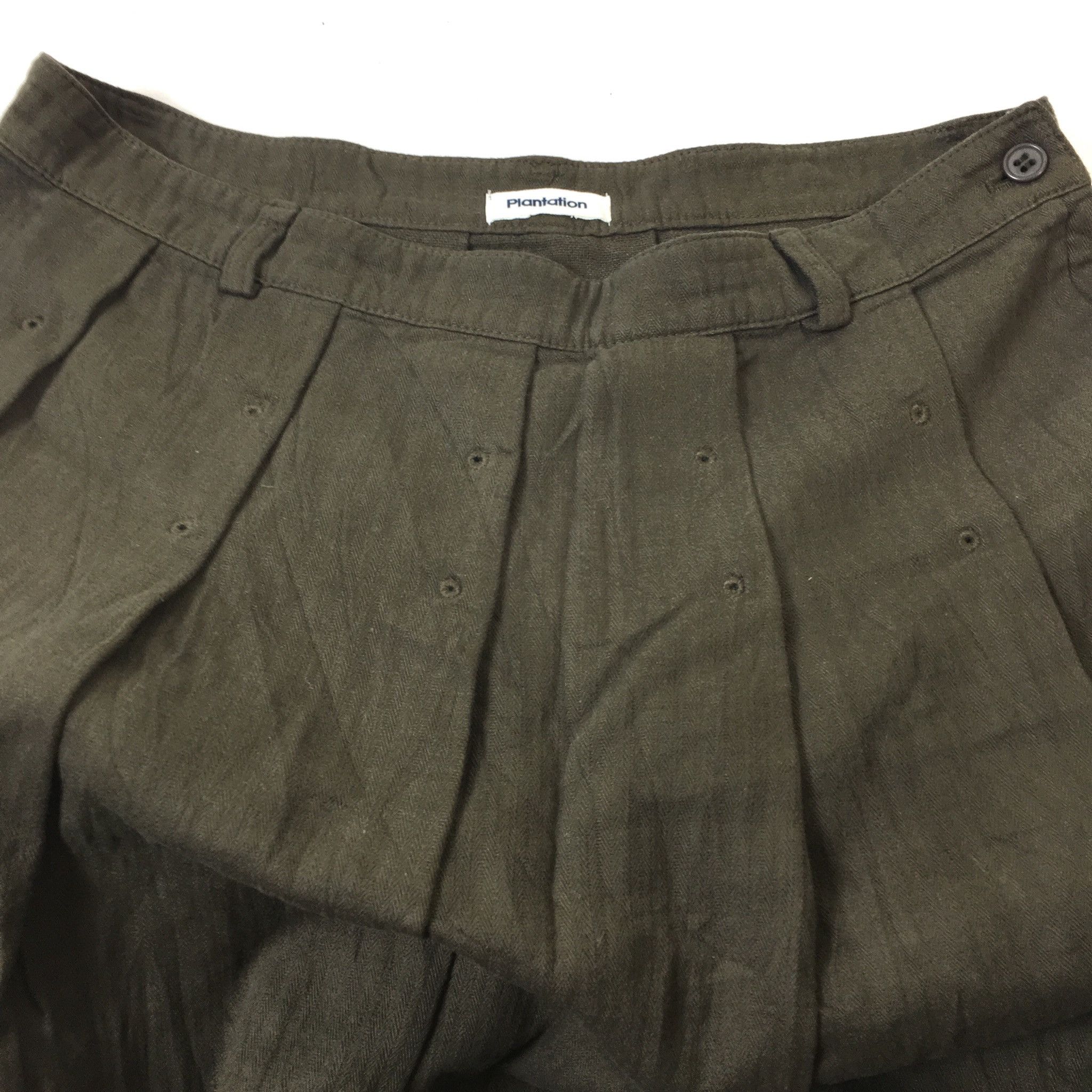 Issey Miyake PLANTATION by Issey Miyake Japan Skirt Luxury Designer Size 32" / US 10 / IT 46 - 7 Thumbnail