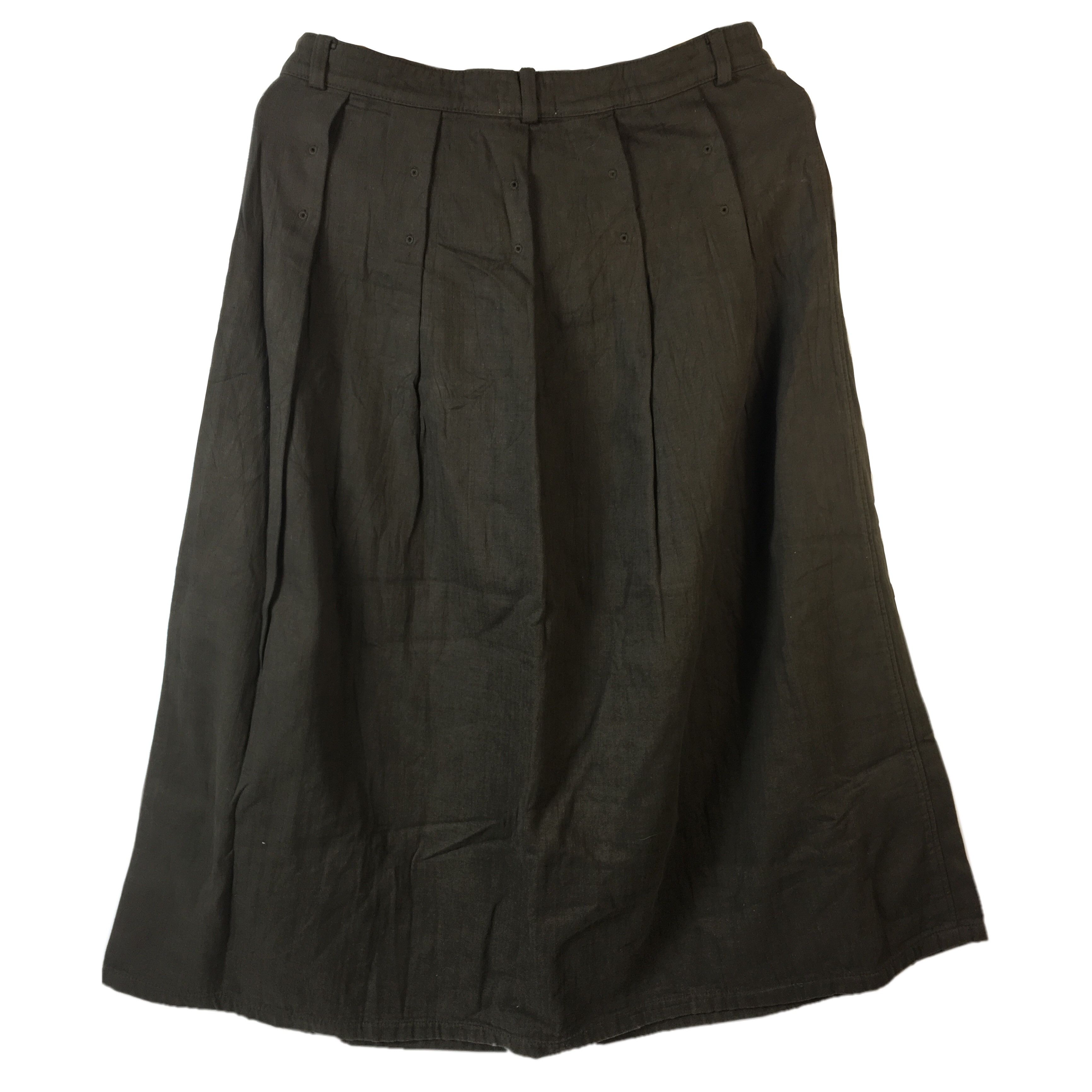 Issey Miyake PLANTATION by Issey Miyake Japan Skirt Luxury Designer Size 32" / US 10 / IT 46 - 9 Thumbnail