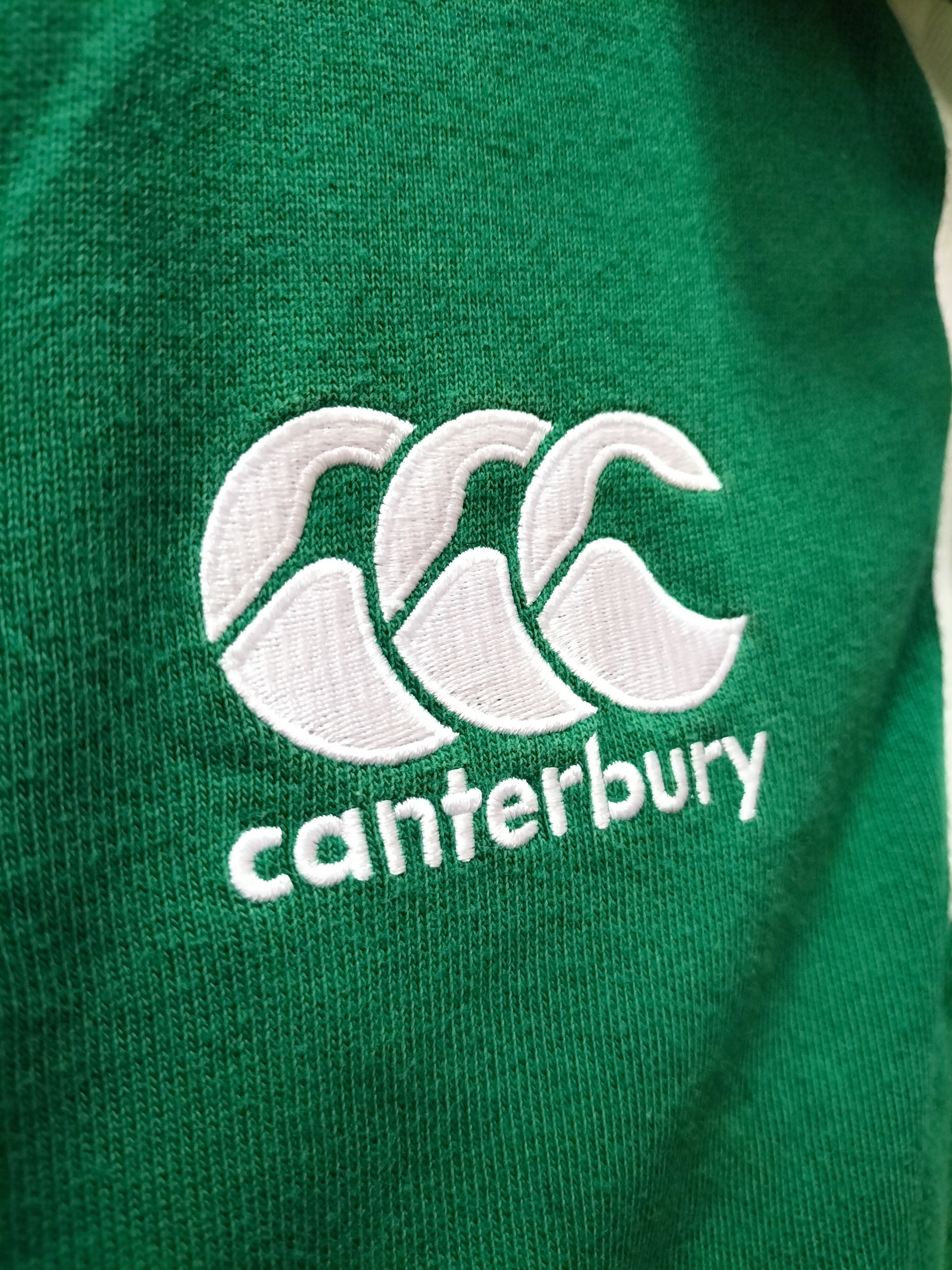 Canterbury of New Zealand × Caterpillar × Vintage Vintage 90s Leceister Tigers Rugby Canterbury Caterpillar Size US S / EU 44-46 / 1 - 7 Thumbnail