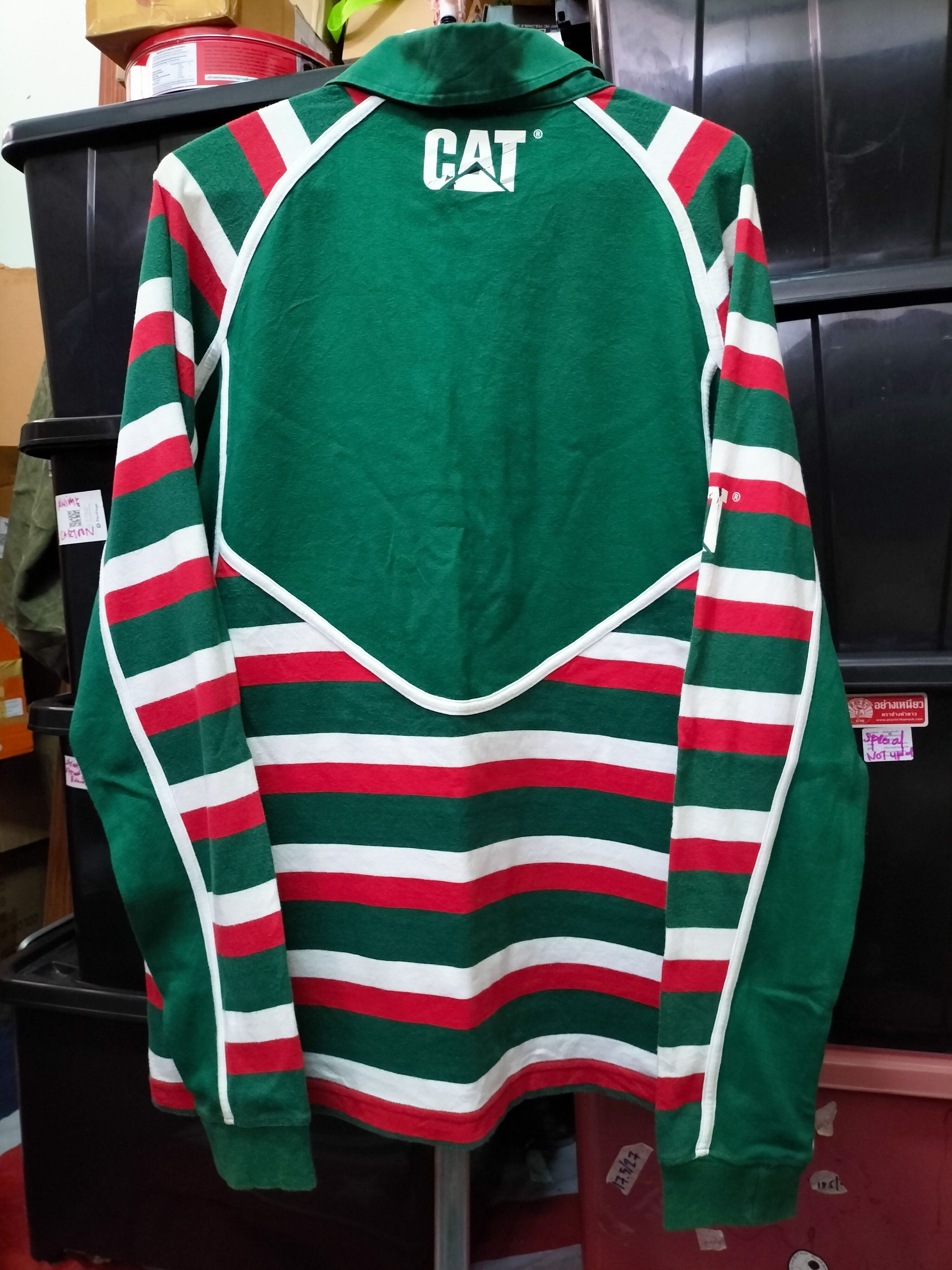 Canterbury of New Zealand × Caterpillar × Vintage Vintage 90s Leceister Tigers Rugby Canterbury Caterpillar Size US S / EU 44-46 / 1 - 11 Thumbnail