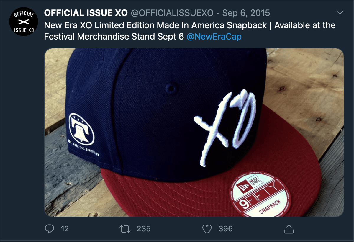 New Era × The Weeknd New Era X The Weeknd XO Limited Edition snapback hat 2015 Size ONE SIZE - 4 Thumbnail