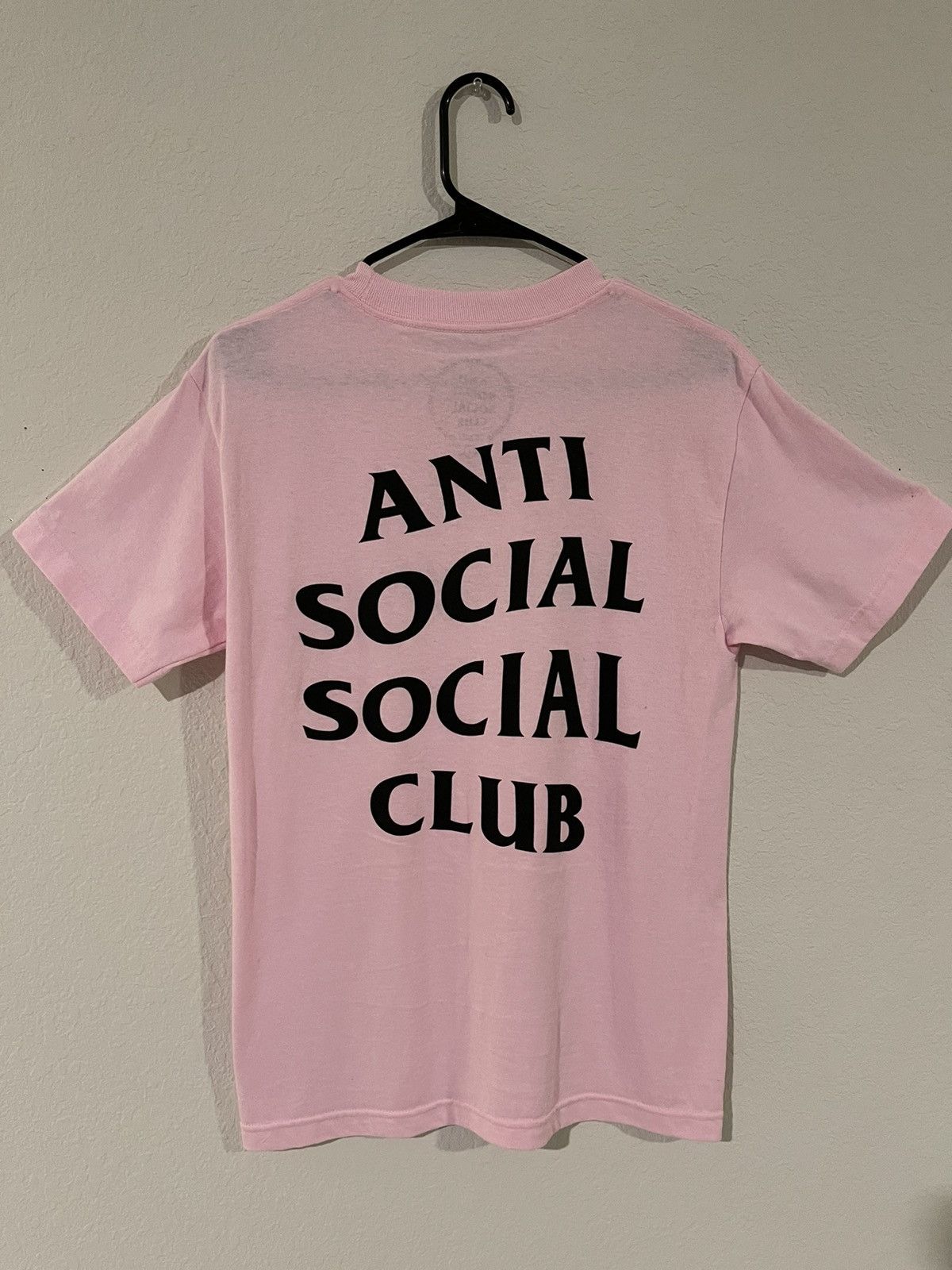 Anti-Social Social Club Pink Stressed T-Shirt