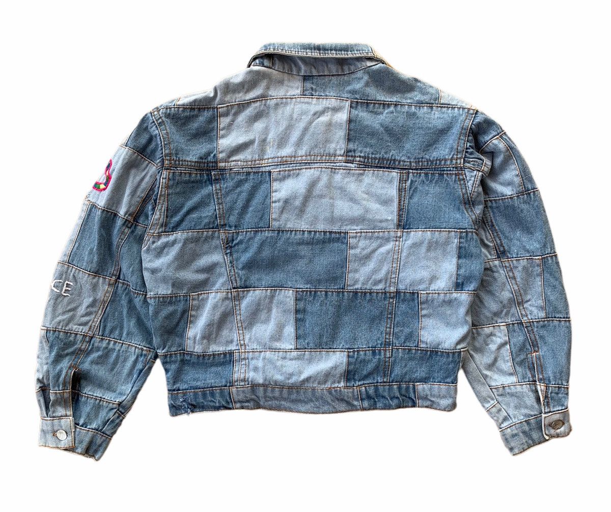 If Six Was Nine × Japanese Brand × Le Grande Bleu (L.G.B.) 🇯🇵 Vintage Patchwork Denim Trucker Jacket Size US M / EU 48-50 / 2 - 4 Thumbnail