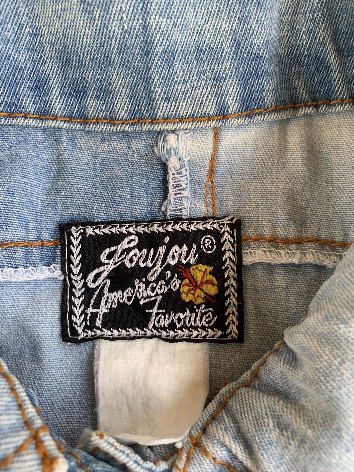 If Six Was Nine × Japanese Brand × Le Grande Bleu (L.G.B.) 🇯🇵 Vintage Patchwork Denim Trucker Jacket Size US M / EU 48-50 / 2 - 8 Thumbnail