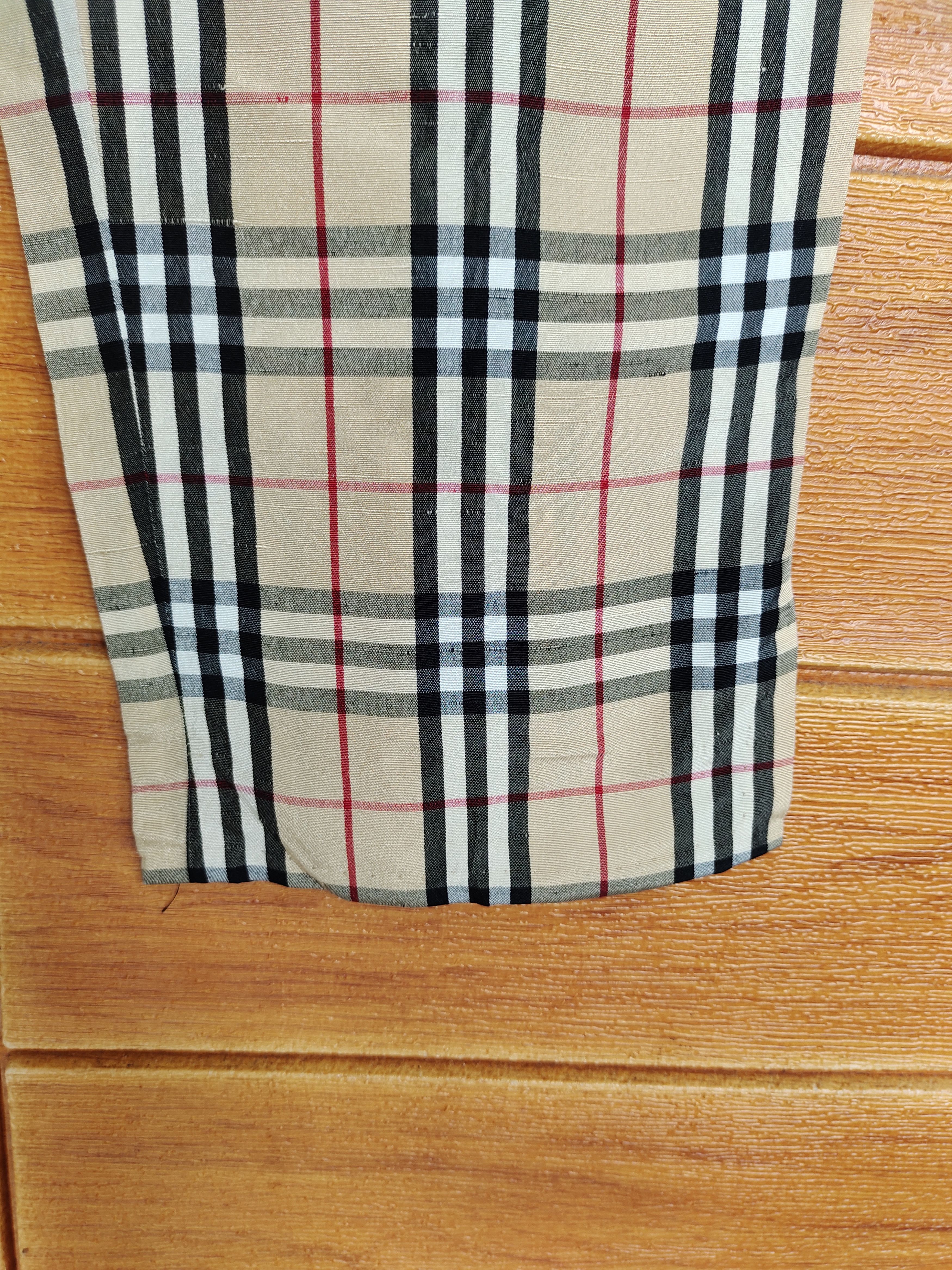Burberry Vintage Classic BURBERRYS Blue Label Checkered Plaid Pants Size US 26 / EU 42 - 7 Thumbnail