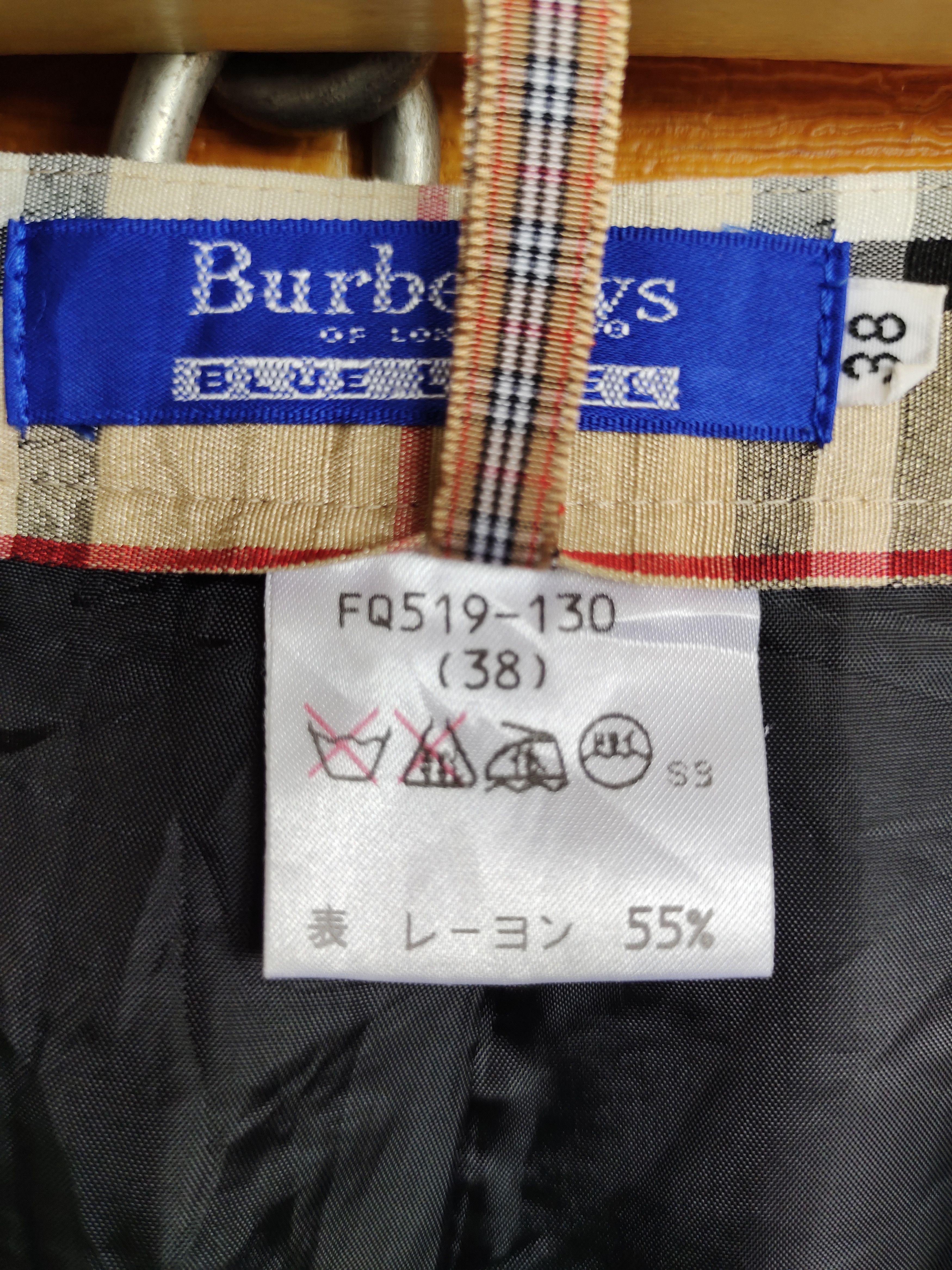 Burberry Vintage Classic BURBERRYS Blue Label Checkered Plaid Pants Size US 26 / EU 42 - 14 Thumbnail