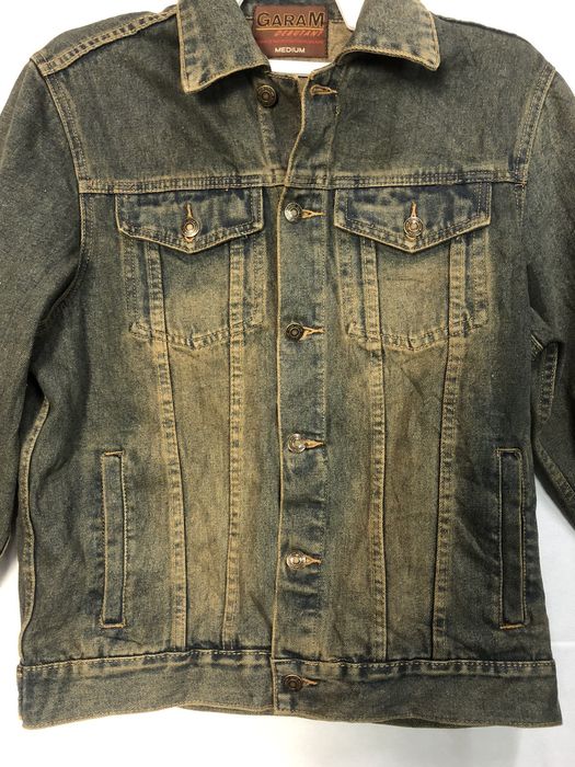 Japanese Brand Garam debutant rusty denim jacket Grailed