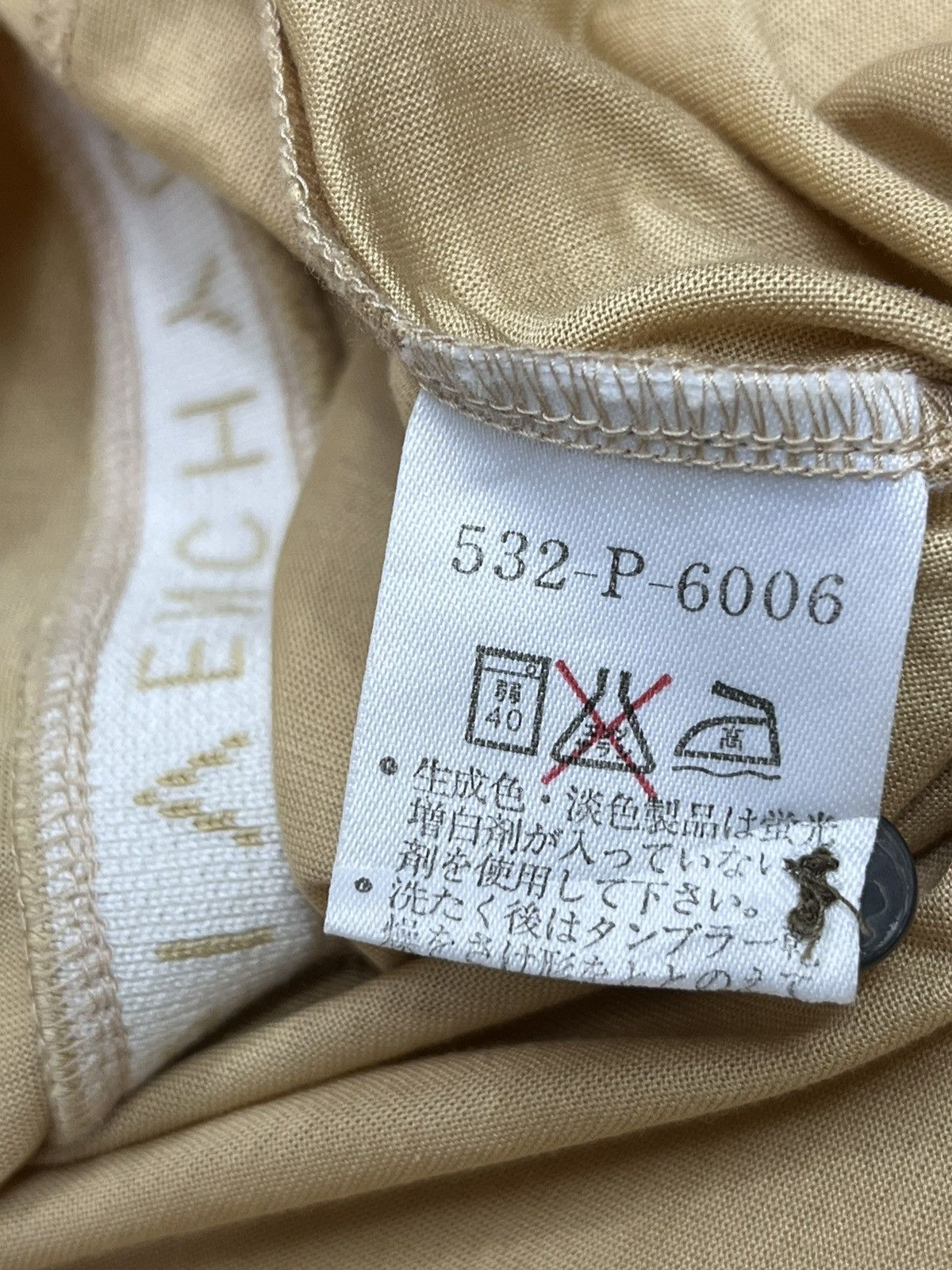 Givenchy Vintage GIVENCHY GOLF Spell-Out Light Cotton Longsleeve Polo Size US S / EU 44-46 / 1 - 7 Thumbnail