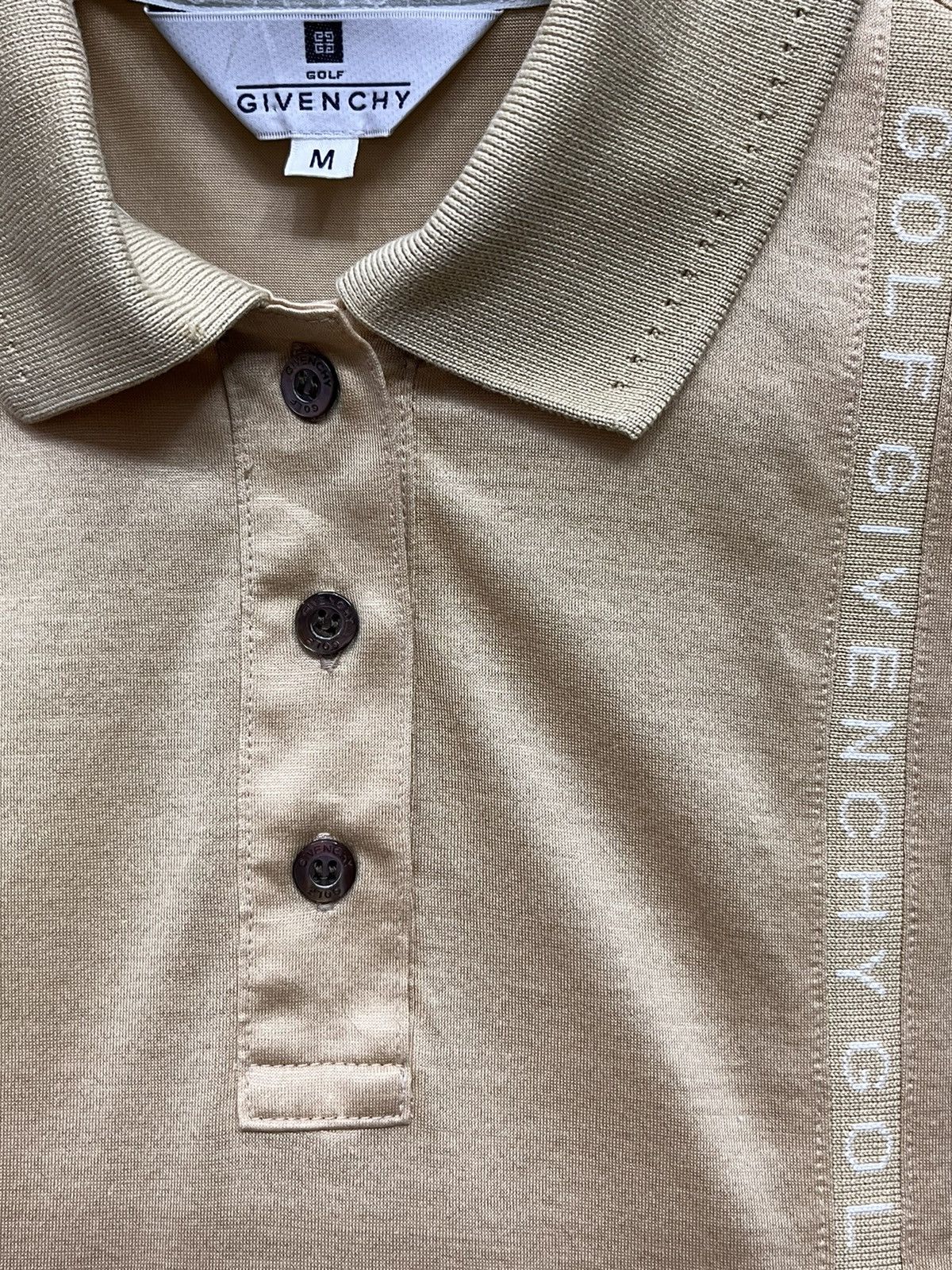 Givenchy Vintage GIVENCHY GOLF Spell-Out Light Cotton Longsleeve Polo Size US S / EU 44-46 / 1 - 4 Thumbnail