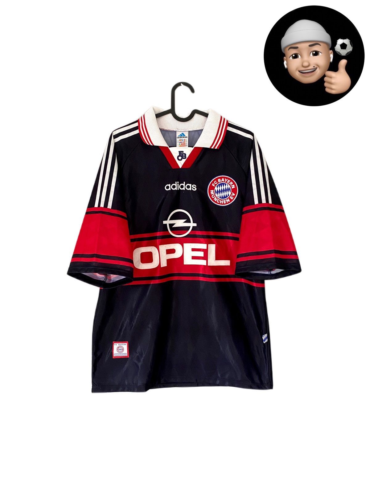 1997 Bayern Munich Adidas Vintage Soccer Jersey