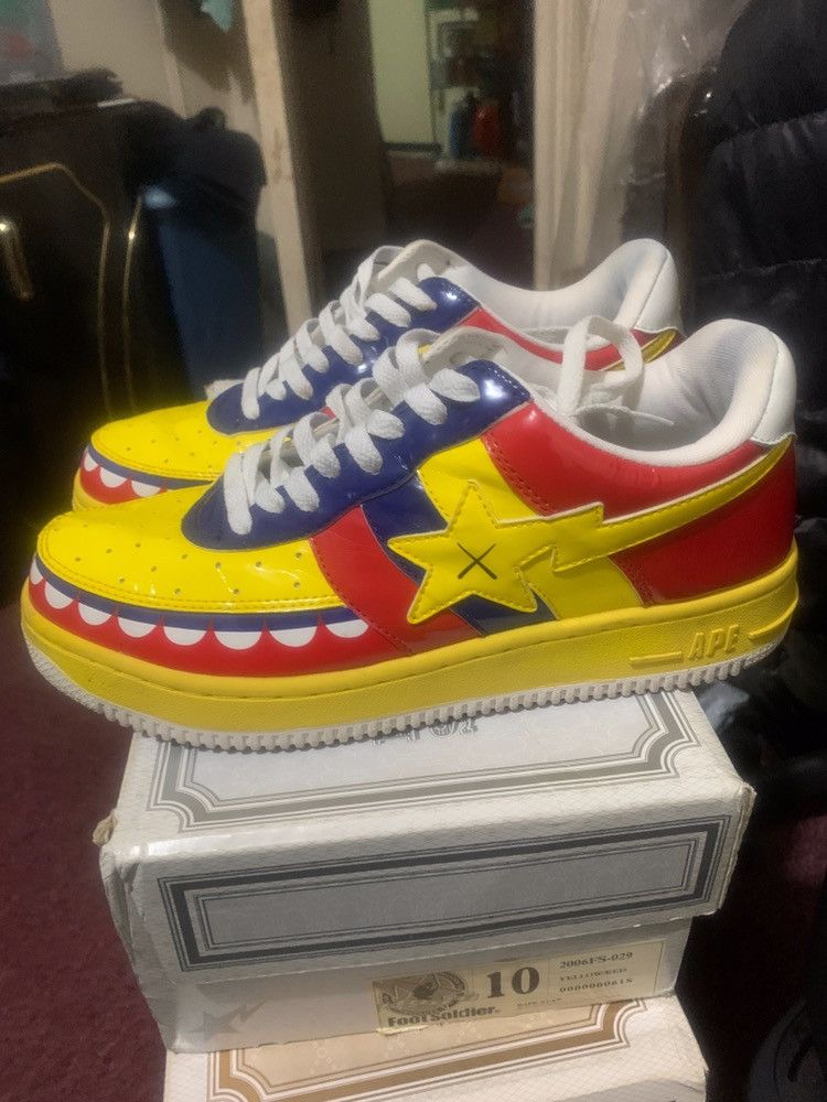 Bape Bape x Kaws Size US 10 / EU 43 - 1 Thumbnail