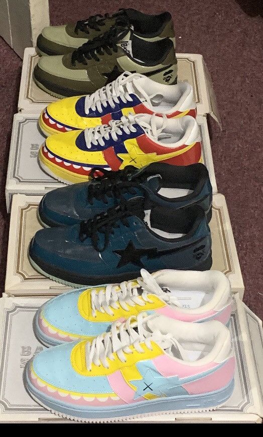 Bape BAPESTA X KAWS Size US 9.5 / EU 42-43 - 6 Thumbnail