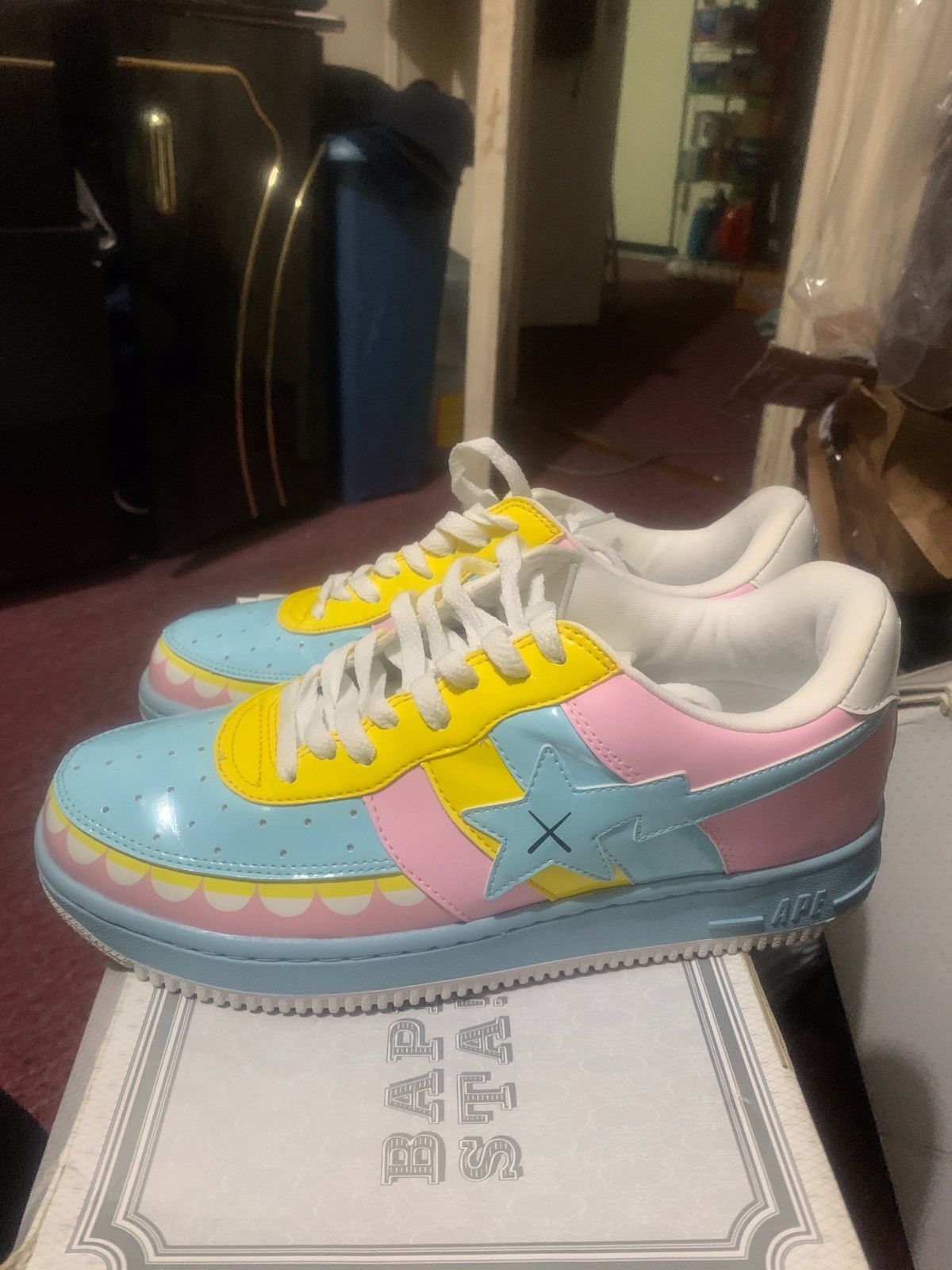 Bape BAPESTA X KAWS Size US 9.5 / EU 42-43 - 2 Thumbnail