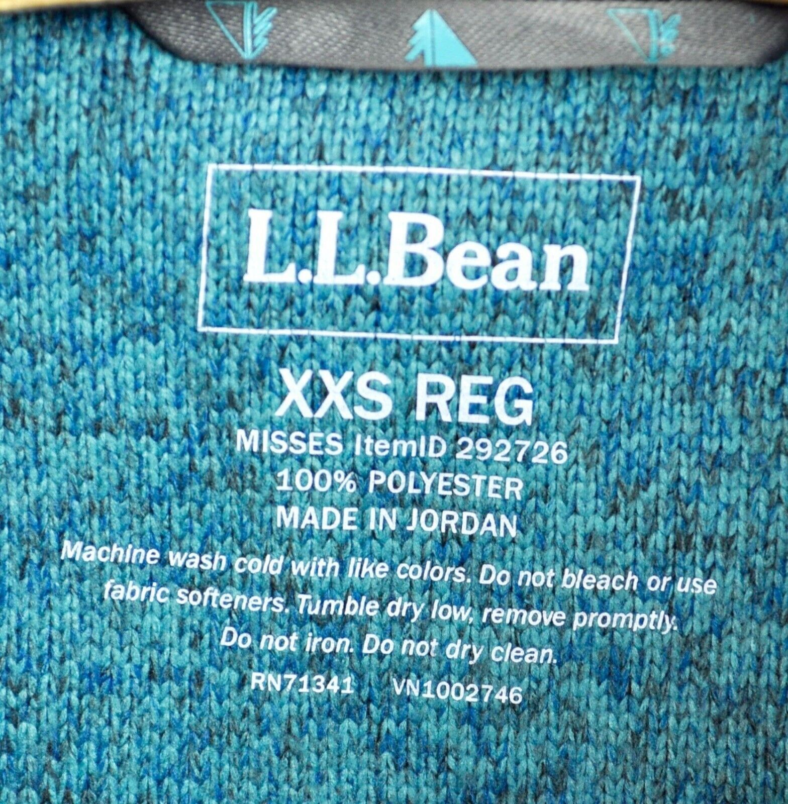 L.L. Bean × Vintage Jumper Sweatshirt Snap Button Fleece Pullover XXS Sweater Size XXS / US 00 / IT 34 - 7 Thumbnail