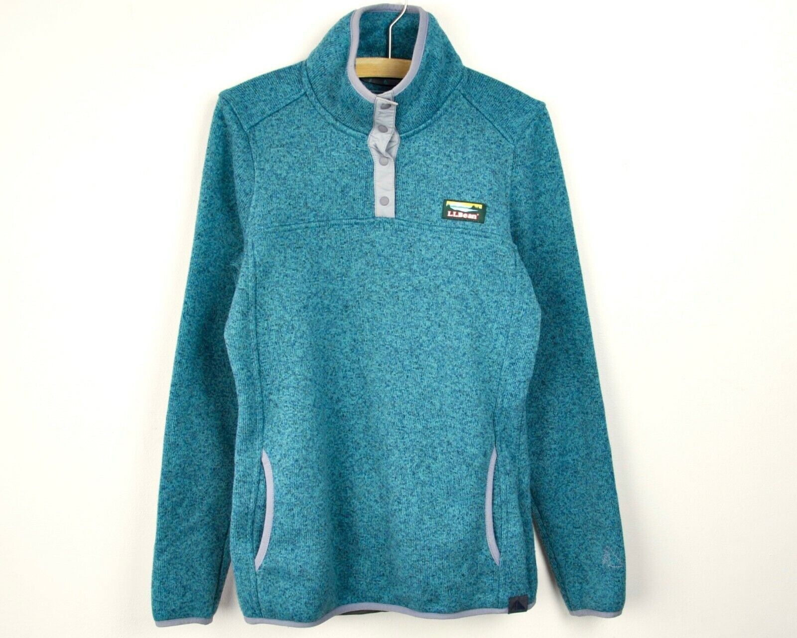 L.L. Bean × Vintage Jumper Sweatshirt Snap Button Fleece Pullover XXS Sweater Size XXS / US 00 / IT 34 - 1 Thumbnail
