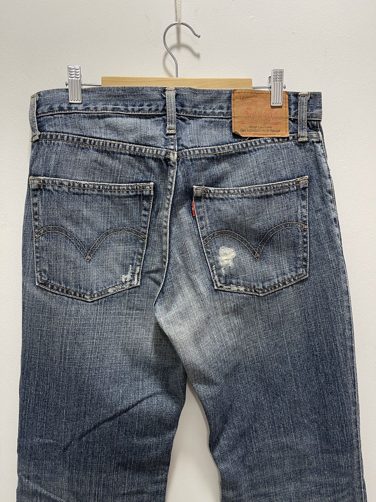 Levi's × Levi's Vintage Clothing × Vintage VINTAGE LEVI’S NON SELVEDGE DISTRESSED DENIM JEANS Size US 30 / EU 46 - 8 Thumbnail