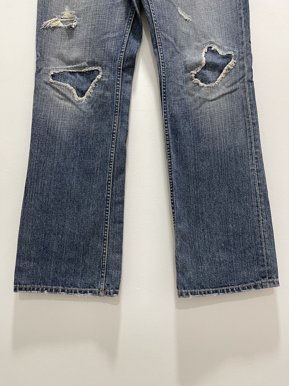 Levi's × Levi's Vintage Clothing × Vintage VINTAGE LEVI’S NON SELVEDGE DISTRESSED DENIM JEANS Size US 30 / EU 46 - 3 Thumbnail