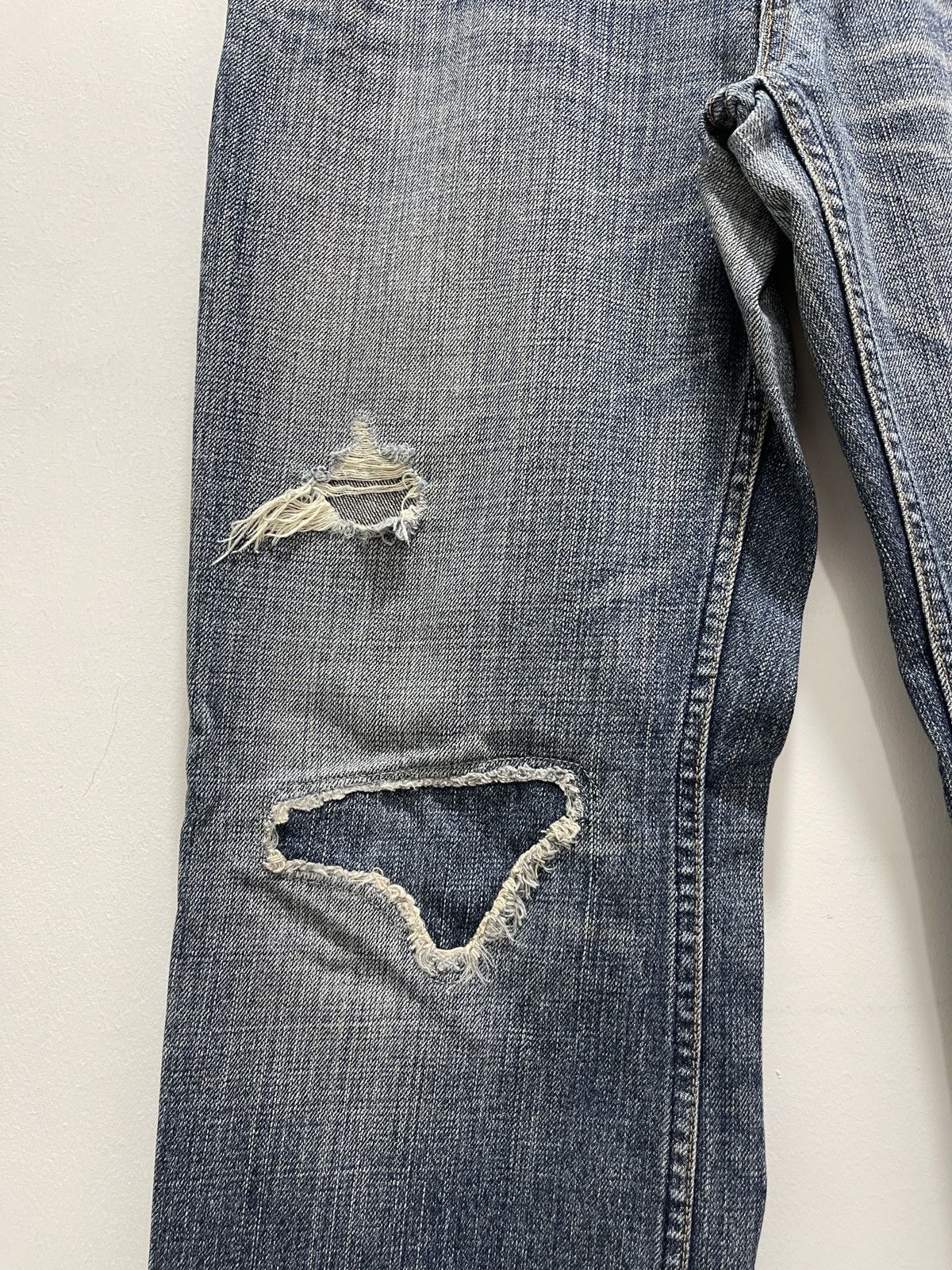 Levi's × Levi's Vintage Clothing × Vintage VINTAGE LEVI’S NON SELVEDGE DISTRESSED DENIM JEANS Size US 30 / EU 46 - 5 Thumbnail